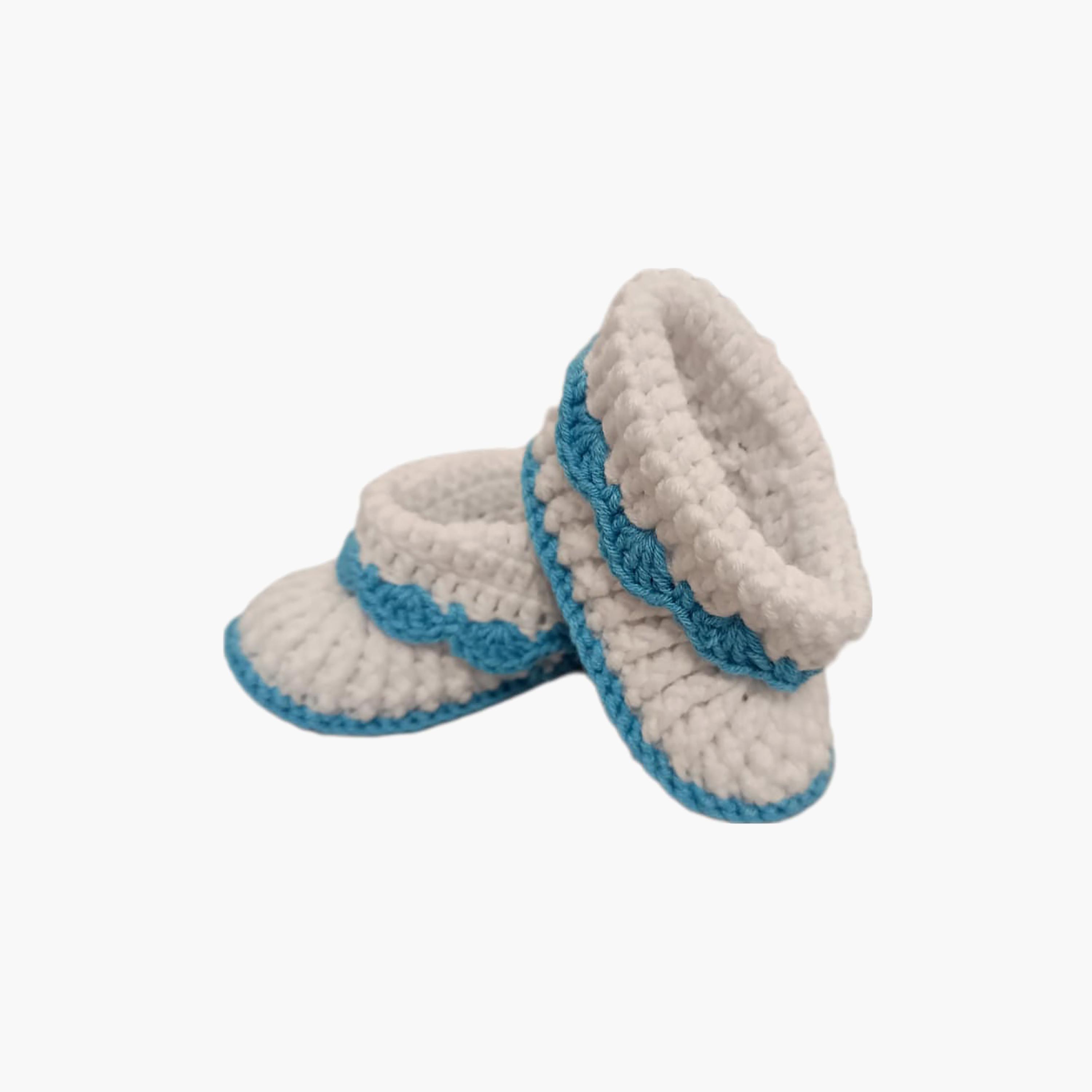 Pikkaboo HeavenlyHugs Handmade Crochet Booties-baby-boys-shoes-booties-image-5