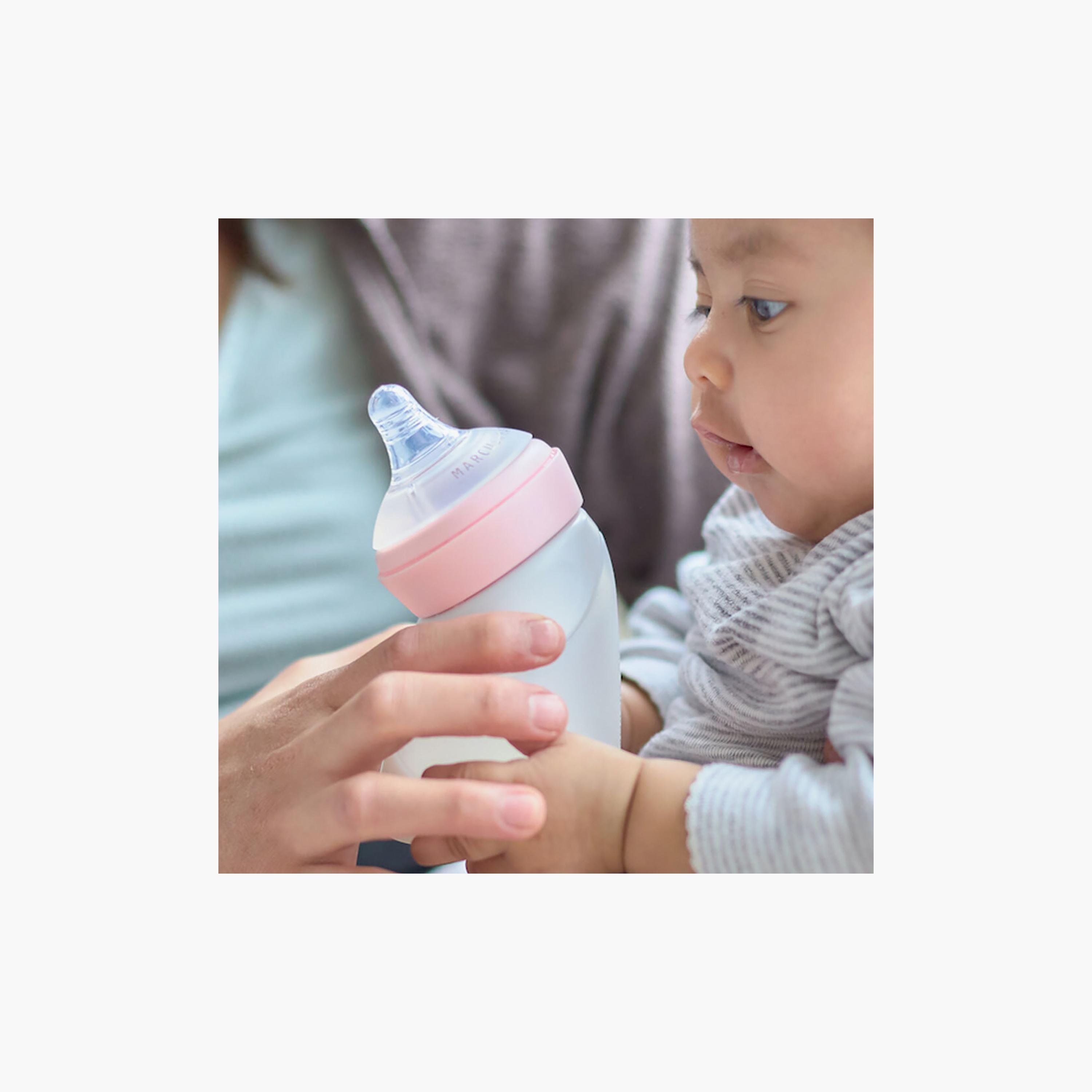 Marcus & Marcus Breast Pump & Angled Feeding Bottle Set-baby-feeding-breastfeedingandcare-image-2