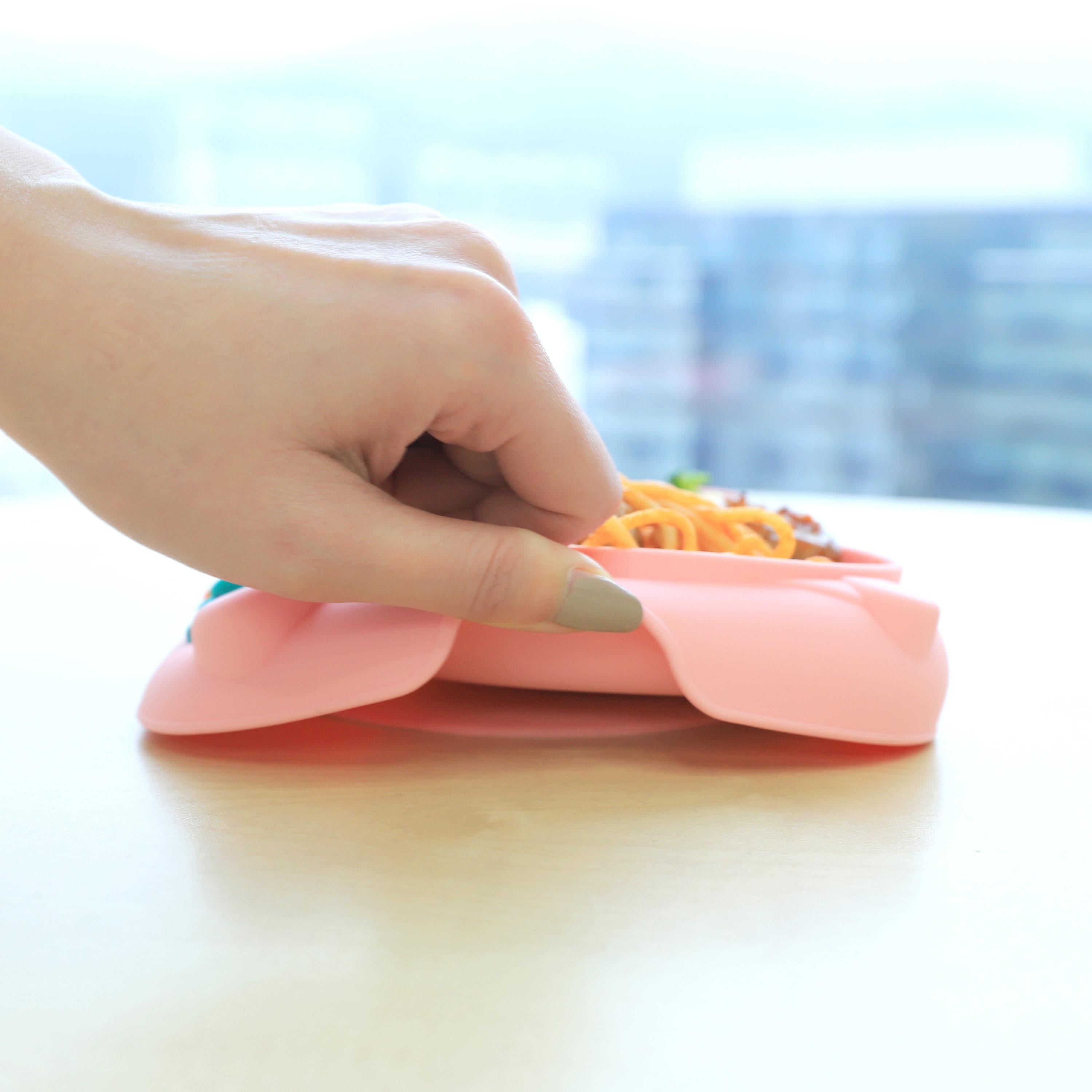 Marcus & Marcus Creativplate with Suction, Little Chef, Pink-baby-feeding-mealtimeessentials-image-4