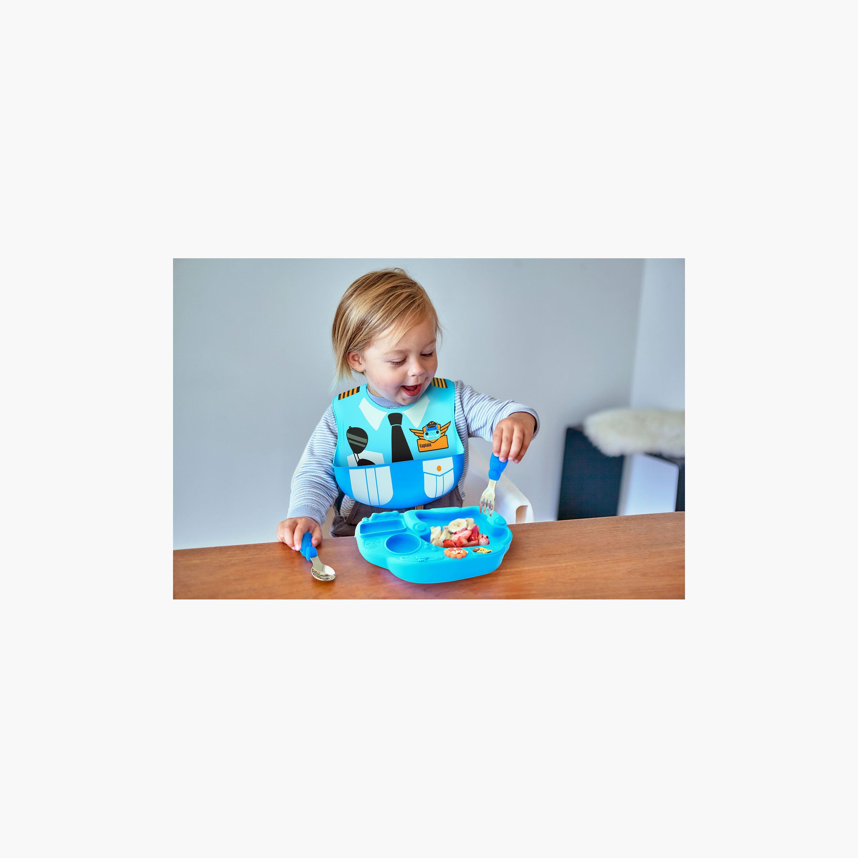 Marcus & Marcus Creativplate with Suction, Little Pilot, Lucas-baby-feeding-mealtimeessentials-image-3