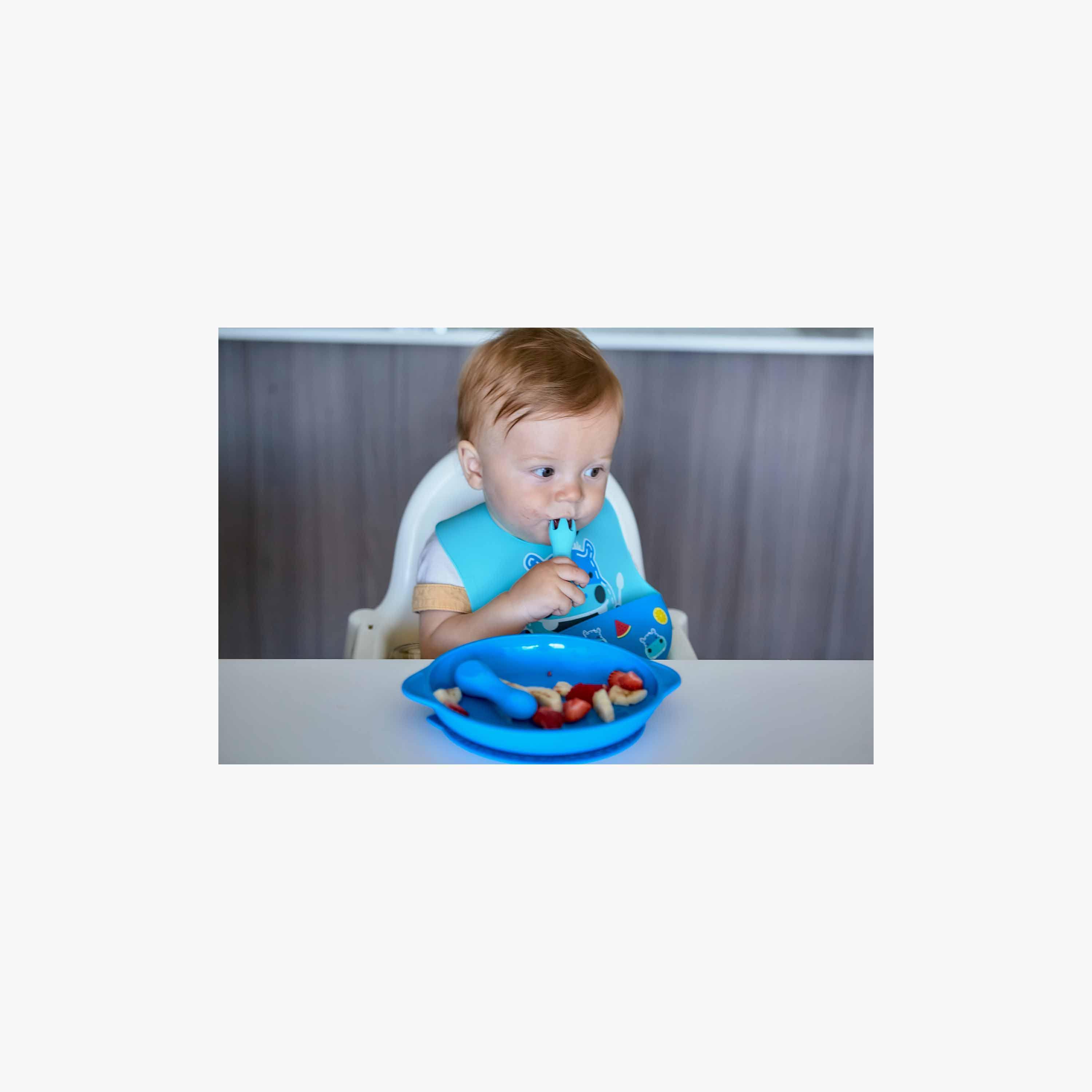 Marcus & Marcus Silicone Palm Grasp Spoon with Fork-baby-feeding-mealtimeessentials-image-4