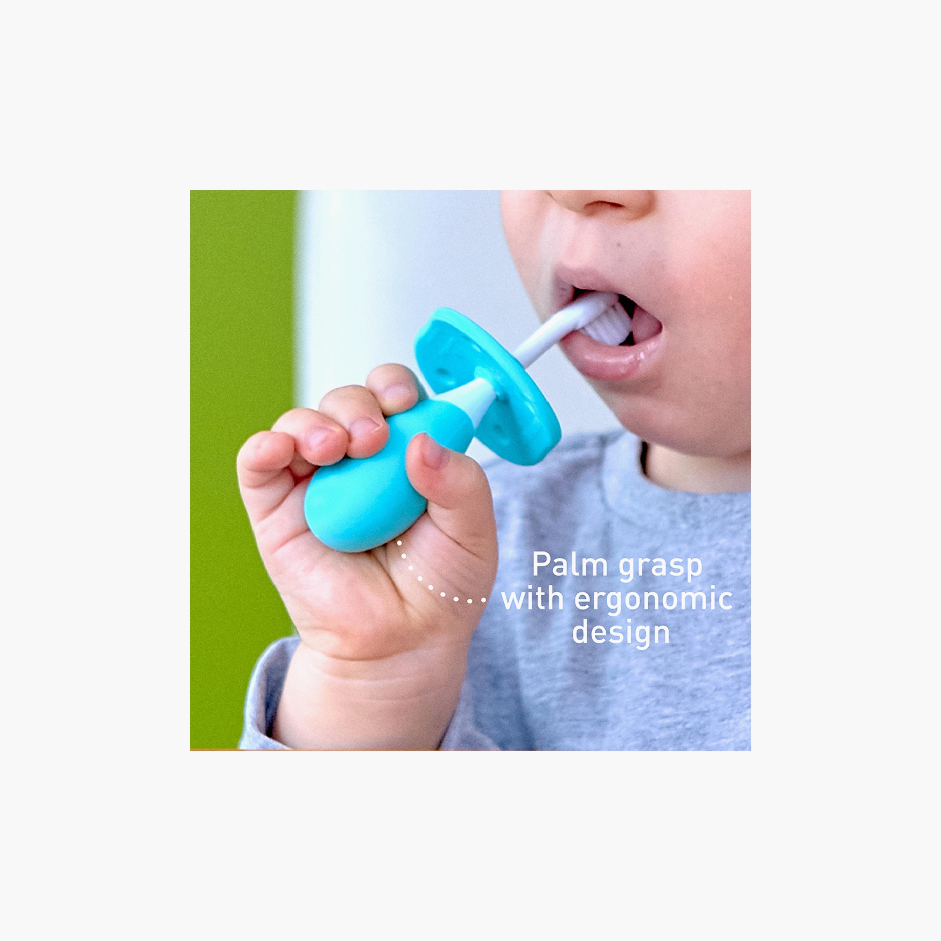 Marcus & Marcus 2-Pieces Palm Grasp Training Toothbrush-baby-bathandcare-oralcare-image-4
