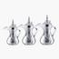 Al Saif Taima 3-Piece Stainless Steel Dallah Set - 1.25 L-household-dining-teaandcoffee-vacuumflaskscoffeeandteapots-image-1