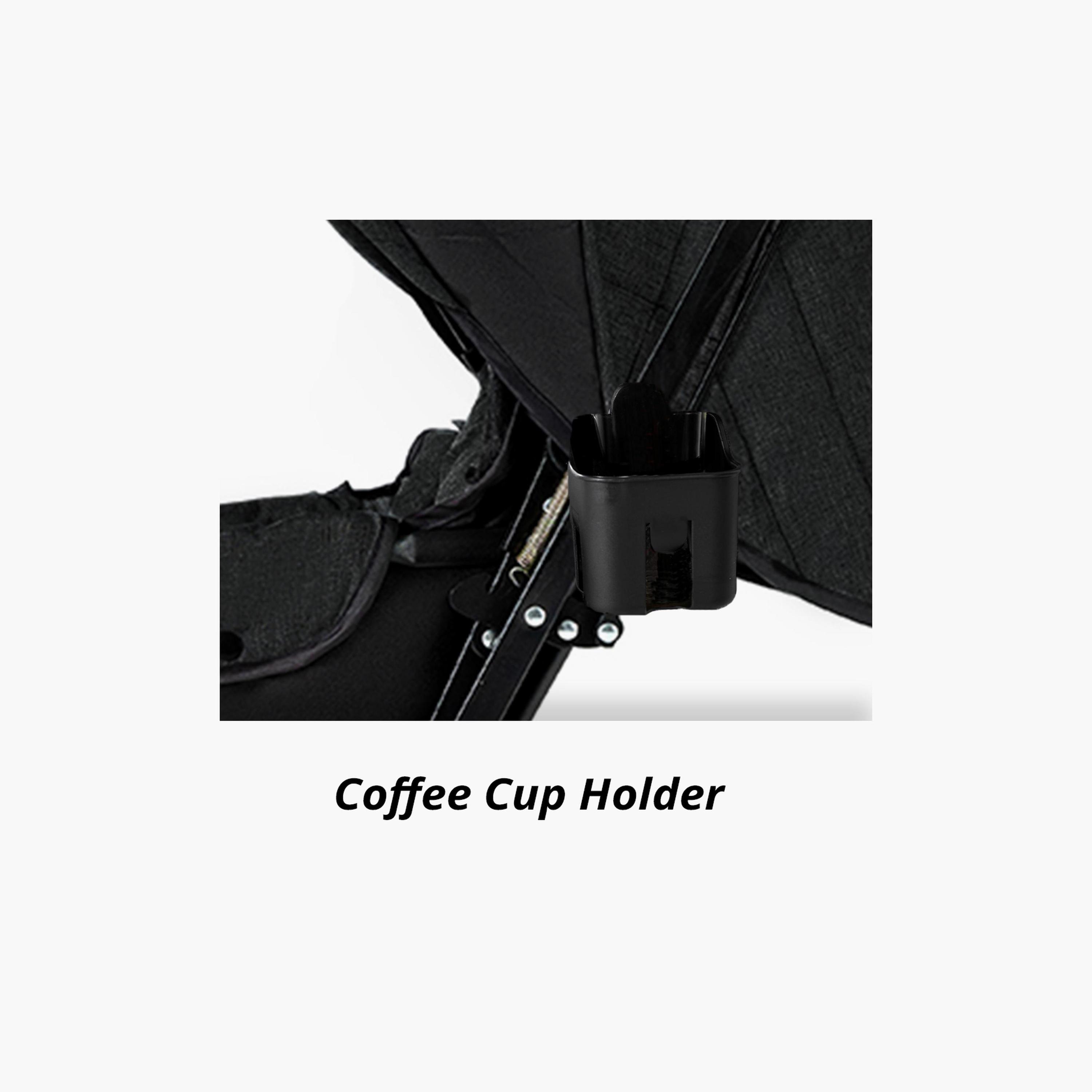 عربة الأطفال قابلة للعكس لوك أت مي من تيكنوم، باللون الأسود مع حقيبة حفاضات بتوقيع ليتل ستوري، باللون الرمادي-baby-gear-strollersandprams-travelsystems-image-3