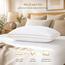 وسادة الفنادق الفاخرة من الألياف الدقيقة بخط ذهبي مزدوج - إن هاوس - 50x75 سم-household-bedding-pillows-image-2
