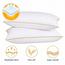 وسادة الفنادق الفاخرة من الألياف الدقيقة بخط ذهبي - إن هاوس - 50x90 سم-household-bedding-pillows-image-1