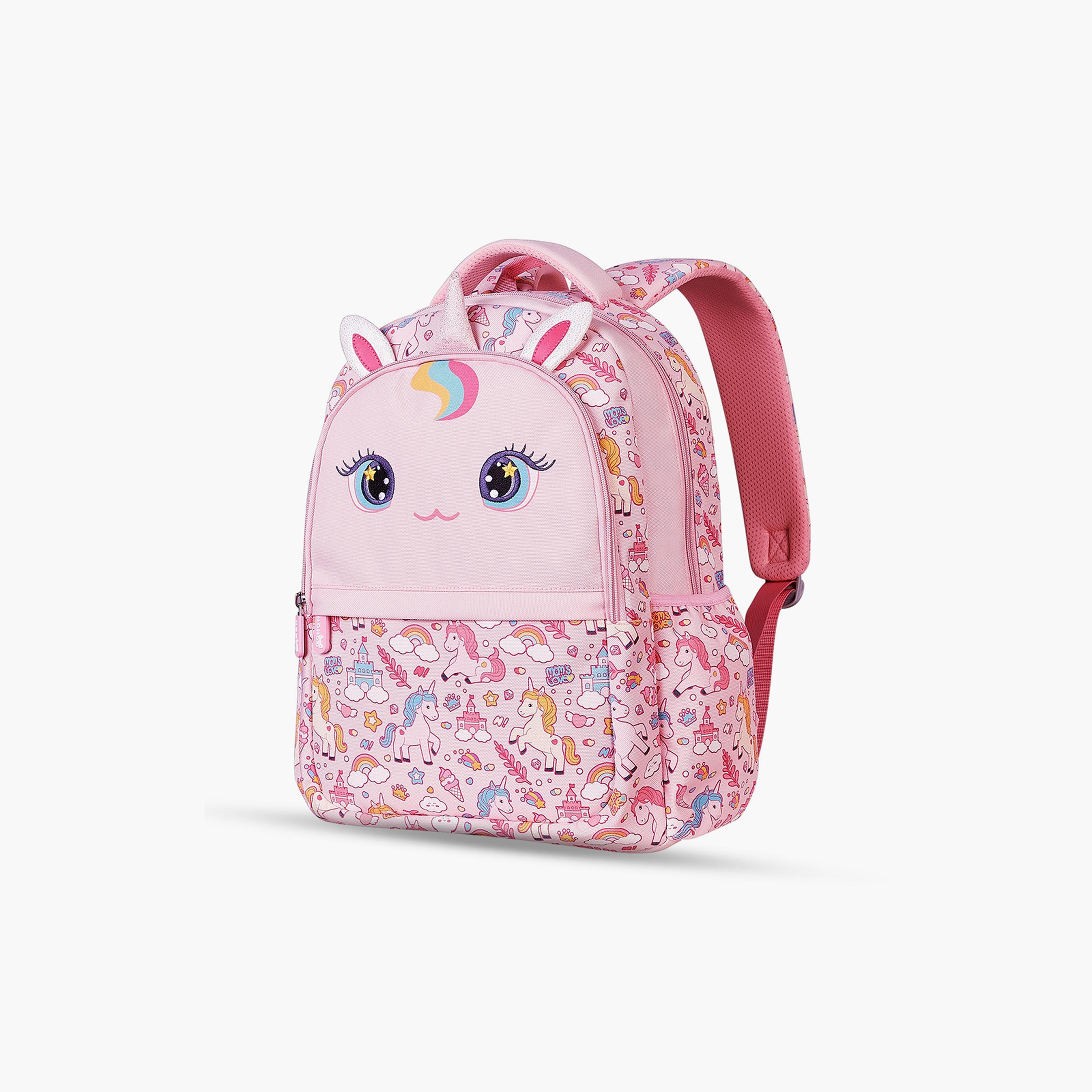 Nohoo School Bag Unicorn, Pink, 16 Inch-school-bagsandbackpacks-backpacks-image-1