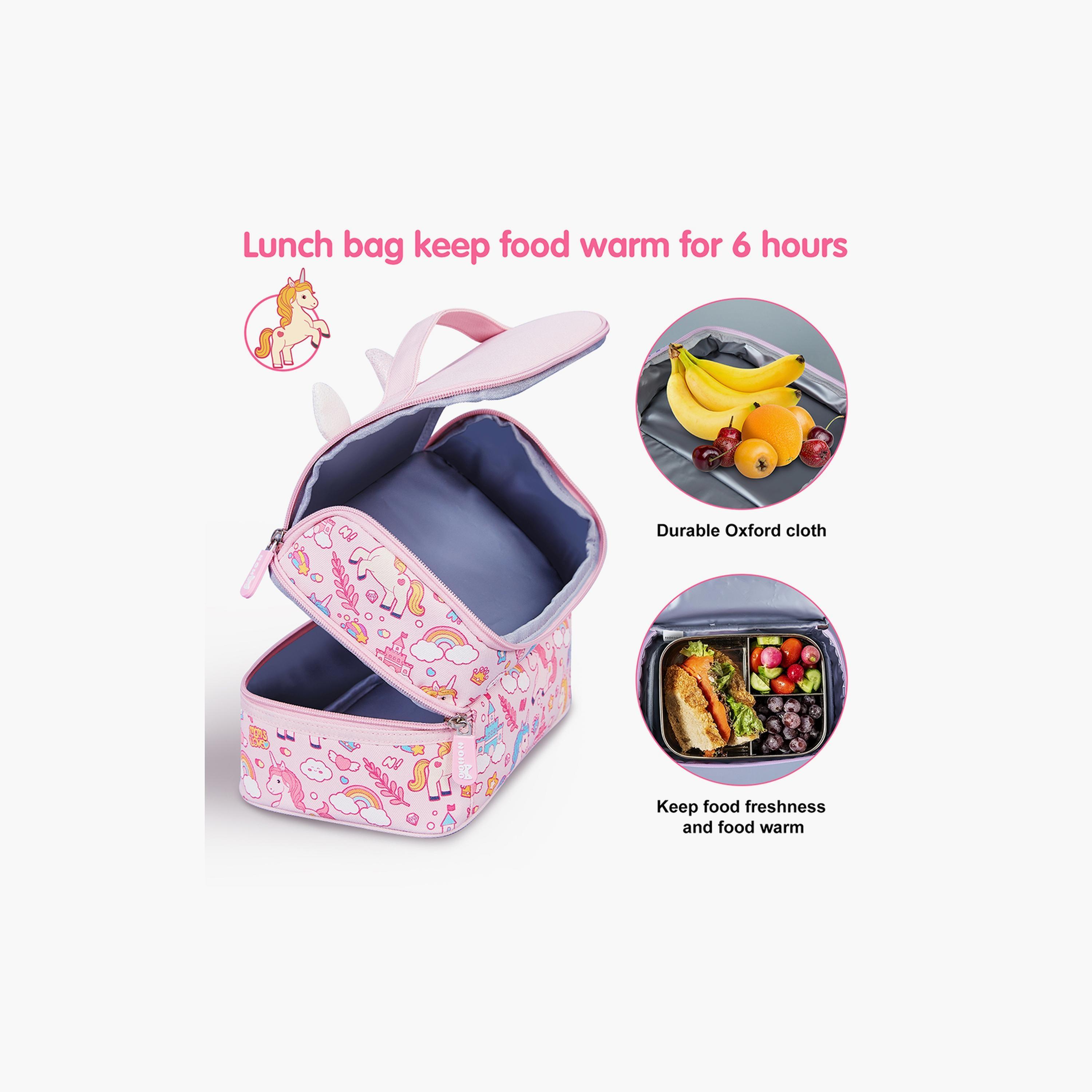 حقيبة غداء معزولة من نوهوو يونيكورن، وردي-school-lunchessentials-lunchbags-image-3