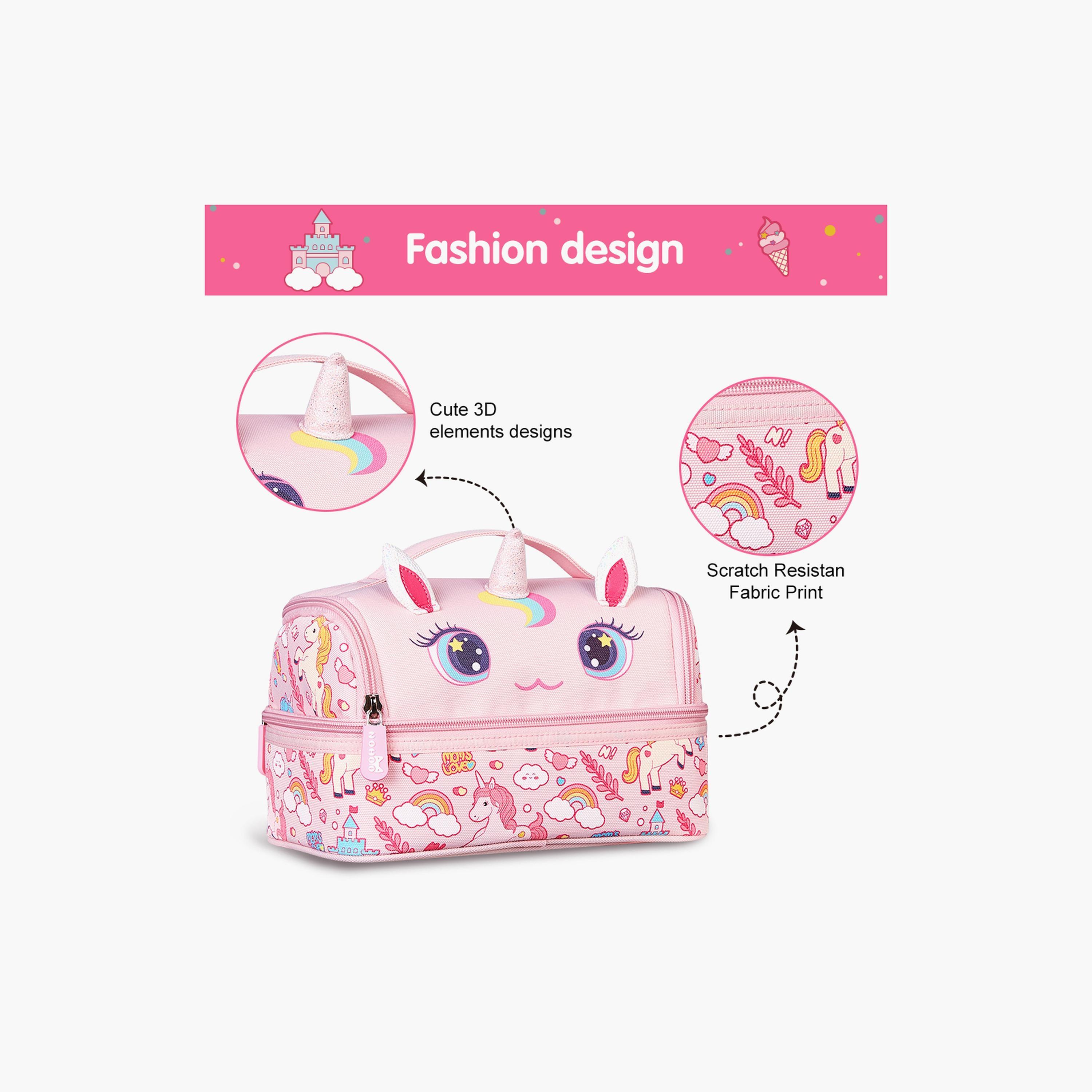 حقيبة غداء معزولة من نوهوو يونيكورن، وردي-school-lunchessentials-lunchbags-image-4