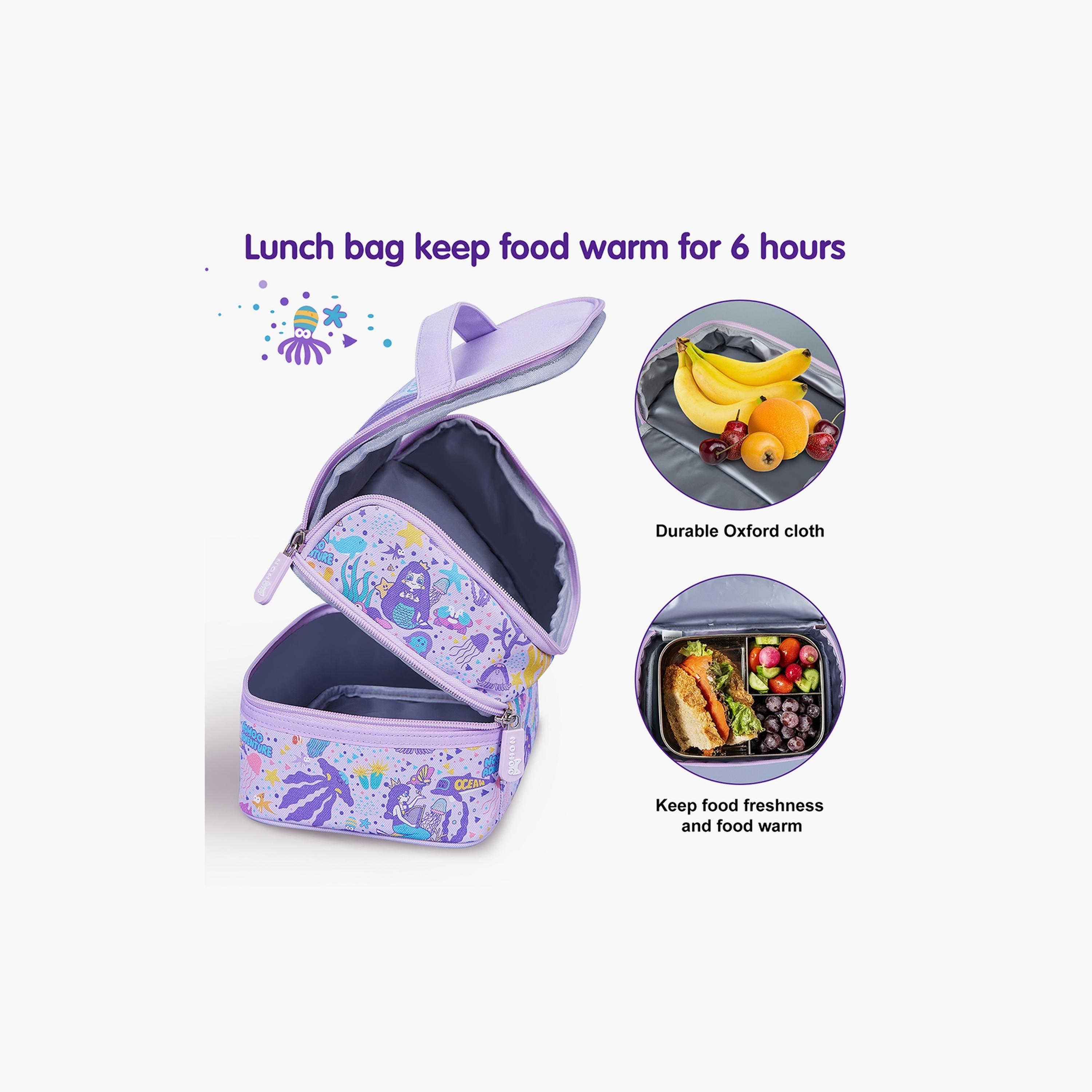 حقيبة غداء معزولة من نوهوو حورية البحر، باللون الأزرق-school-lunchessentials-lunchbags-image-3