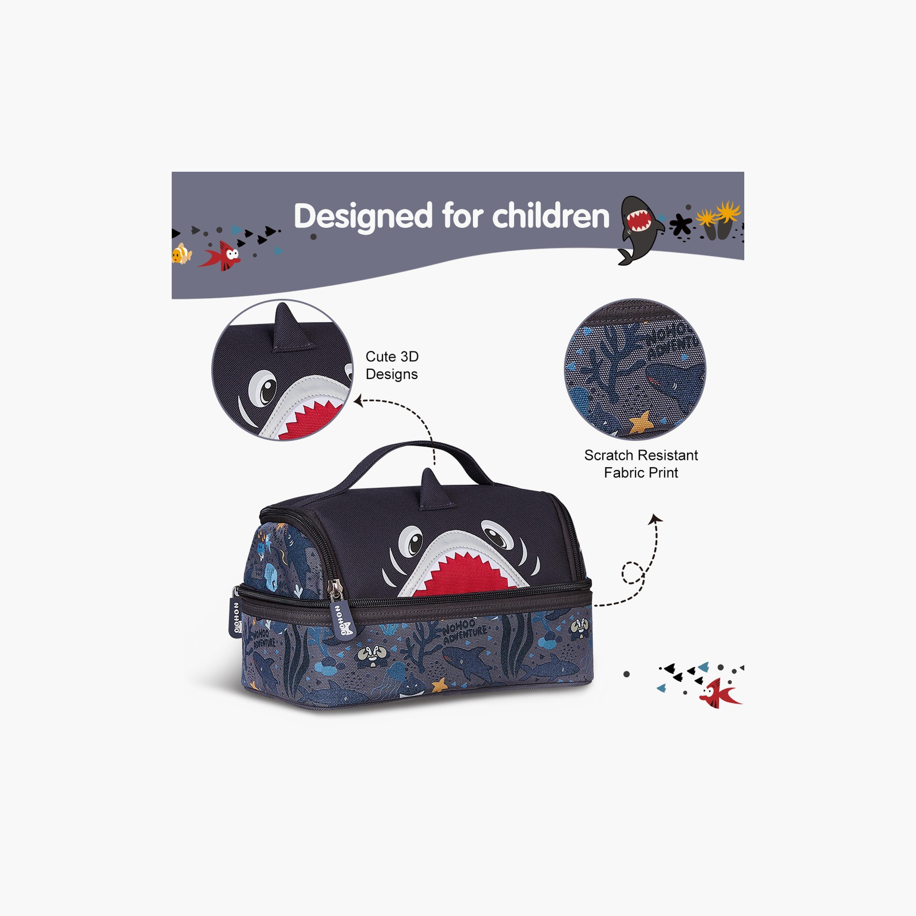 حقيبة غداء معزولة من نوهوو قرش، باللون الرمادي-school-lunchessentials-lunchbags-image-4