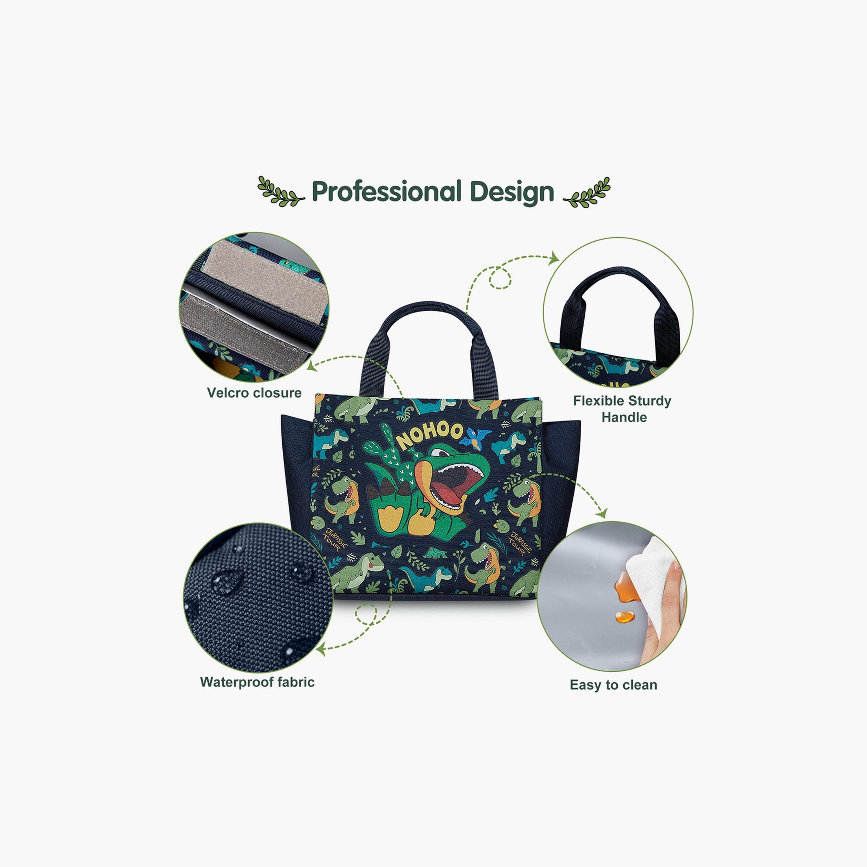 حقيبة يد غداء من نوهوو دينو، أرجواني-school-lunchessentials-lunchbags-image-2