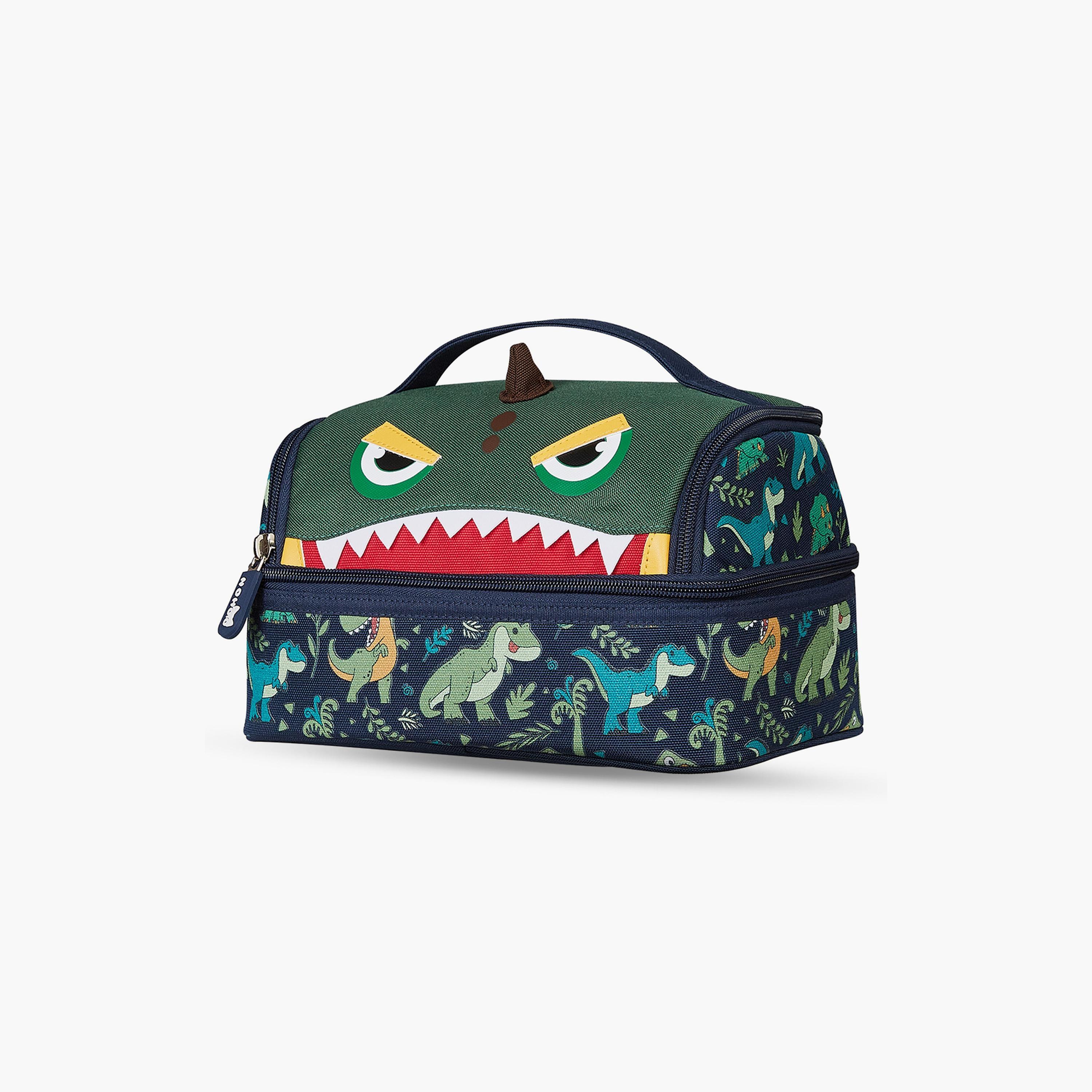 Nohoo School Bag, Lunch Bag and Pencil Case Dino Set of 3, Purple-school-bagsandbackpacks-sets-image-3