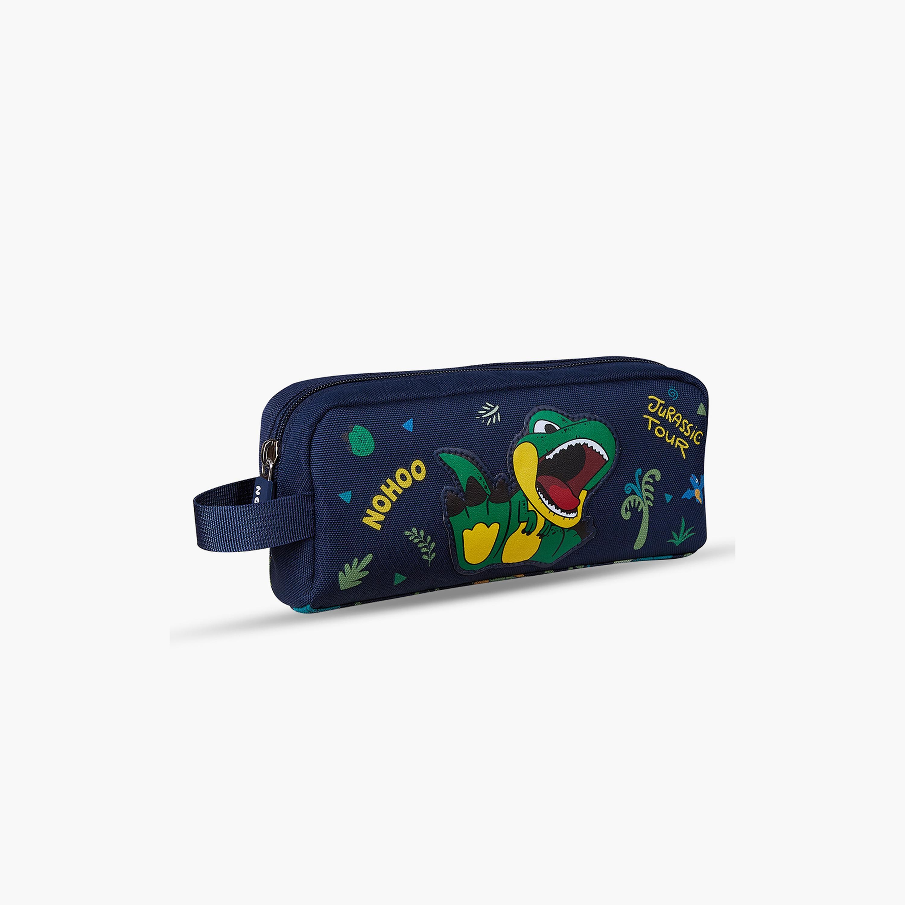 Nohoo School Bag, Lunch Bag and Pencil Case Dino Set of 3, Purple-school-bagsandbackpacks-sets-image-4