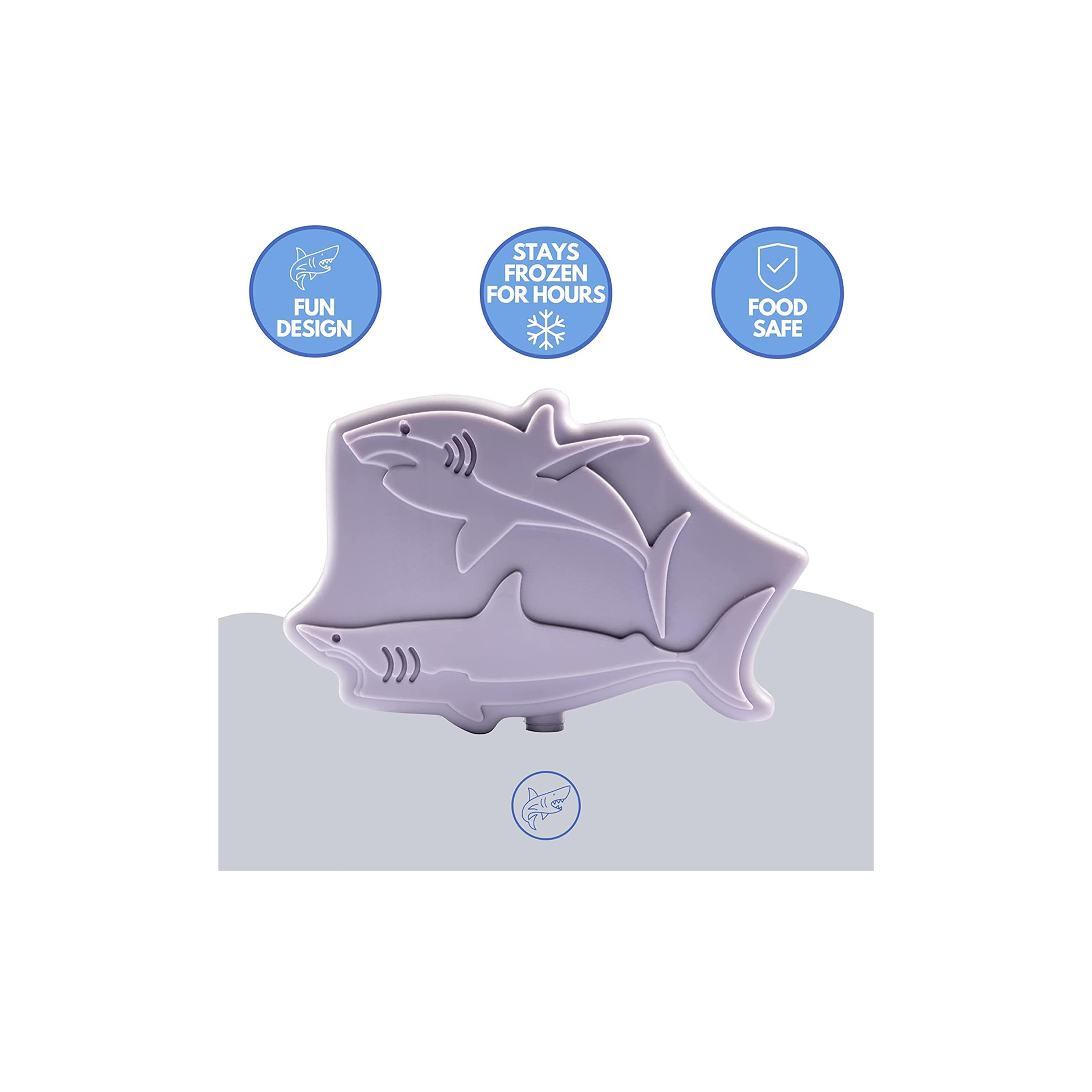 Eazy Shark Reusable Hard Ice Packs for Lunch bags Set of 4, Blue-baby-feeding-mealtimeessentials-image-2