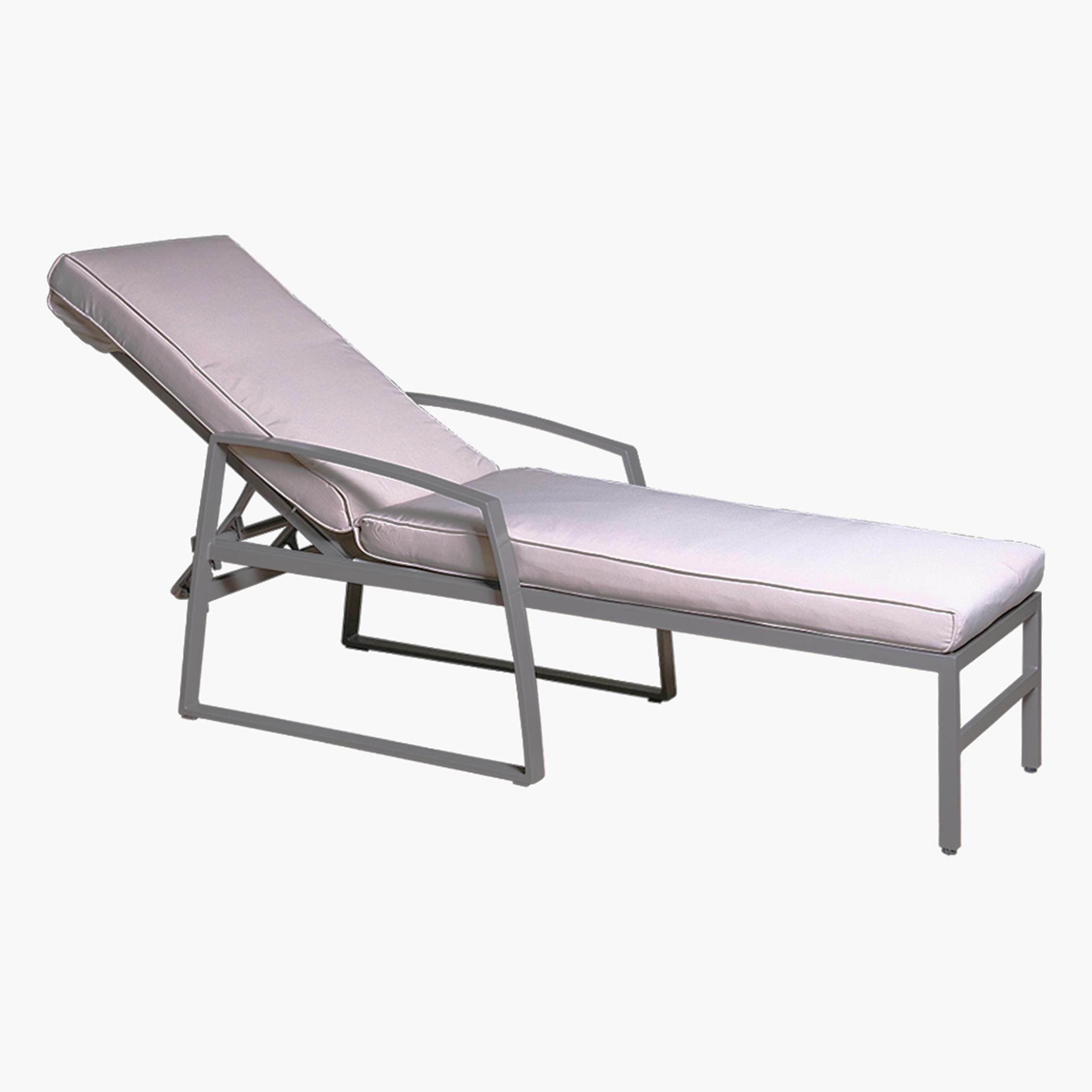 Oasis Casual Aluminium Sun Lounger with Cushion