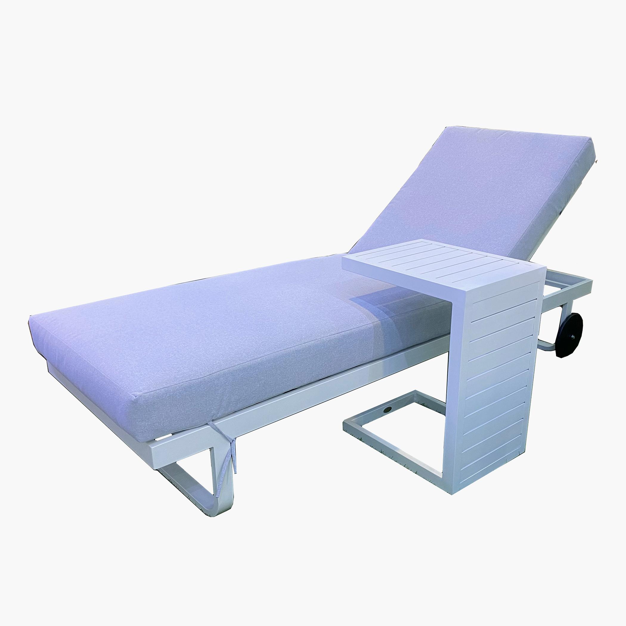 Oasis Casual Sun Lounger with Cushion and Side Table