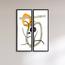 طقم زينة حائط أكريليك مؤطر من قطعتين بتصميم وجه - فيم - 45x90 سم-promo_HC_SA_discountpromo_20042020-image-1