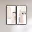 Fame 2-Piece Brush Strokes and Lines Acrylic Framed Wall Art Set - 60x100 cm-promo_HC_SA_discountpromo_20042020-image-1