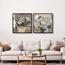 Fame 2-Piece Roses Framed Canvas Wall Art Set - 90x90 cm-promo_HC_SA_discountpromo_20042020-image-1