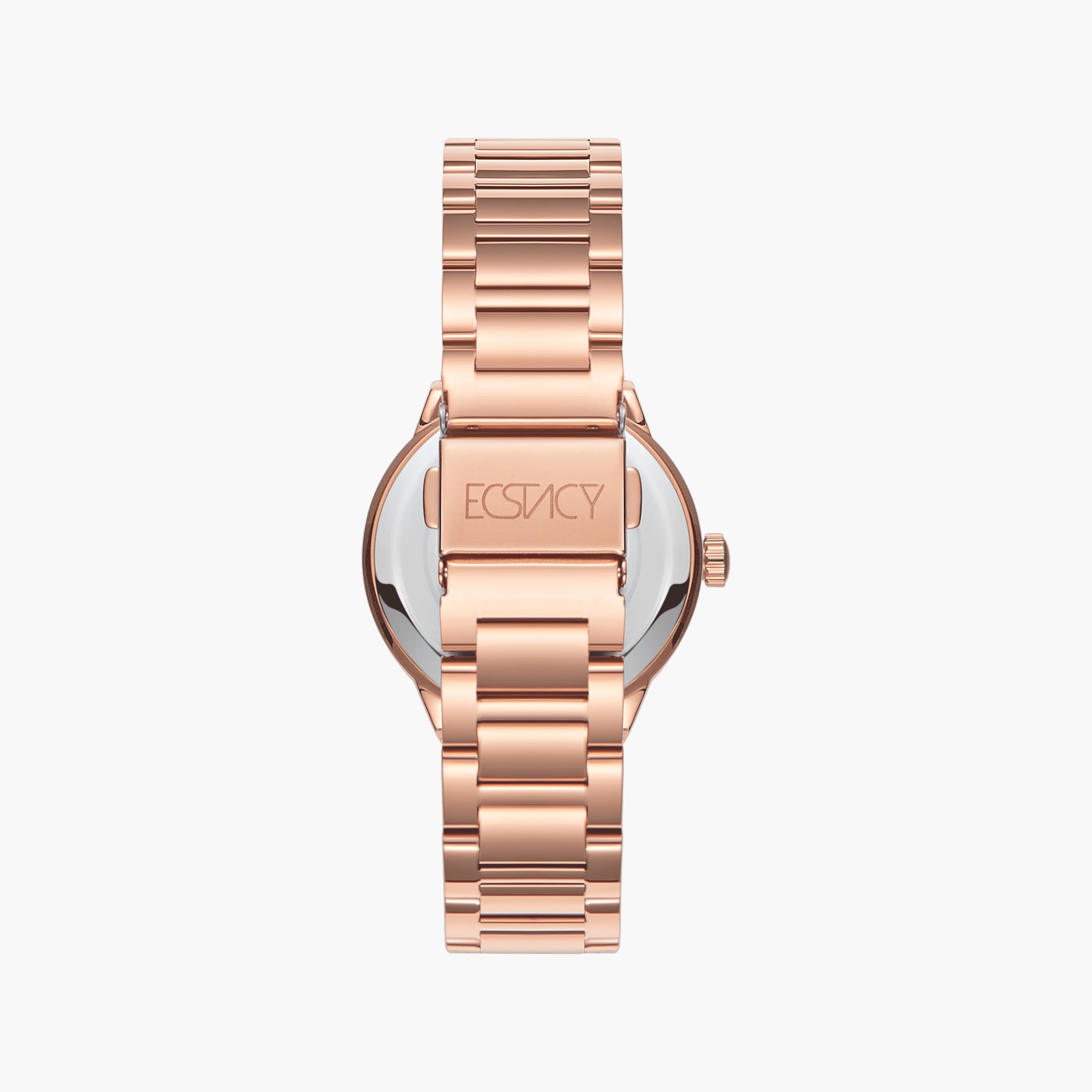 Ecstacy Women's Rose Gold Analog Stainless Steel Strap Watch | E23514-RBKK-women-watchesandjewellery-watches-image-2