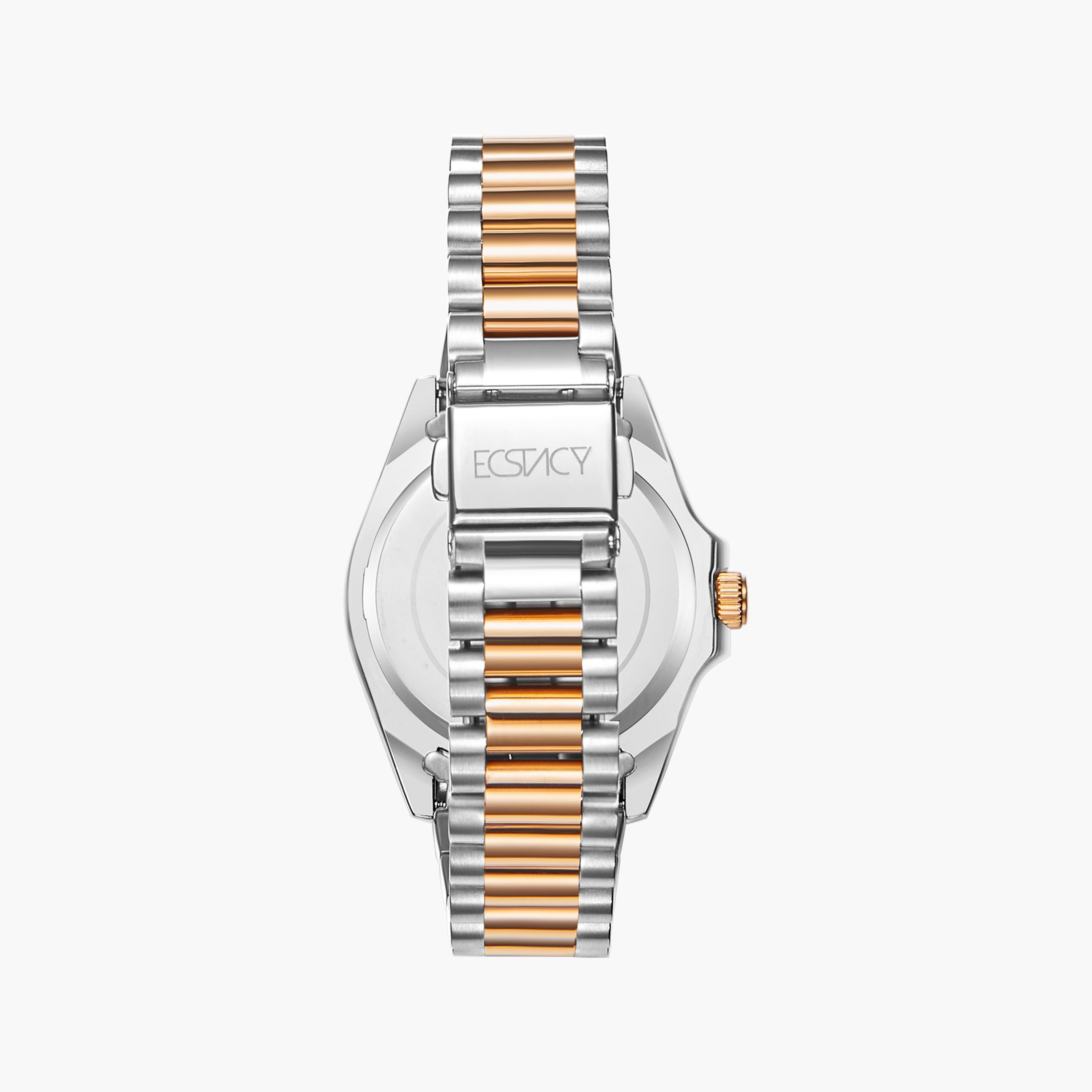 Ecstacy Women's Rose Gold Chronograph Stainless Steel Strap Watch | E23615-KBKS-women-watchesandjewellery-watches-image-3