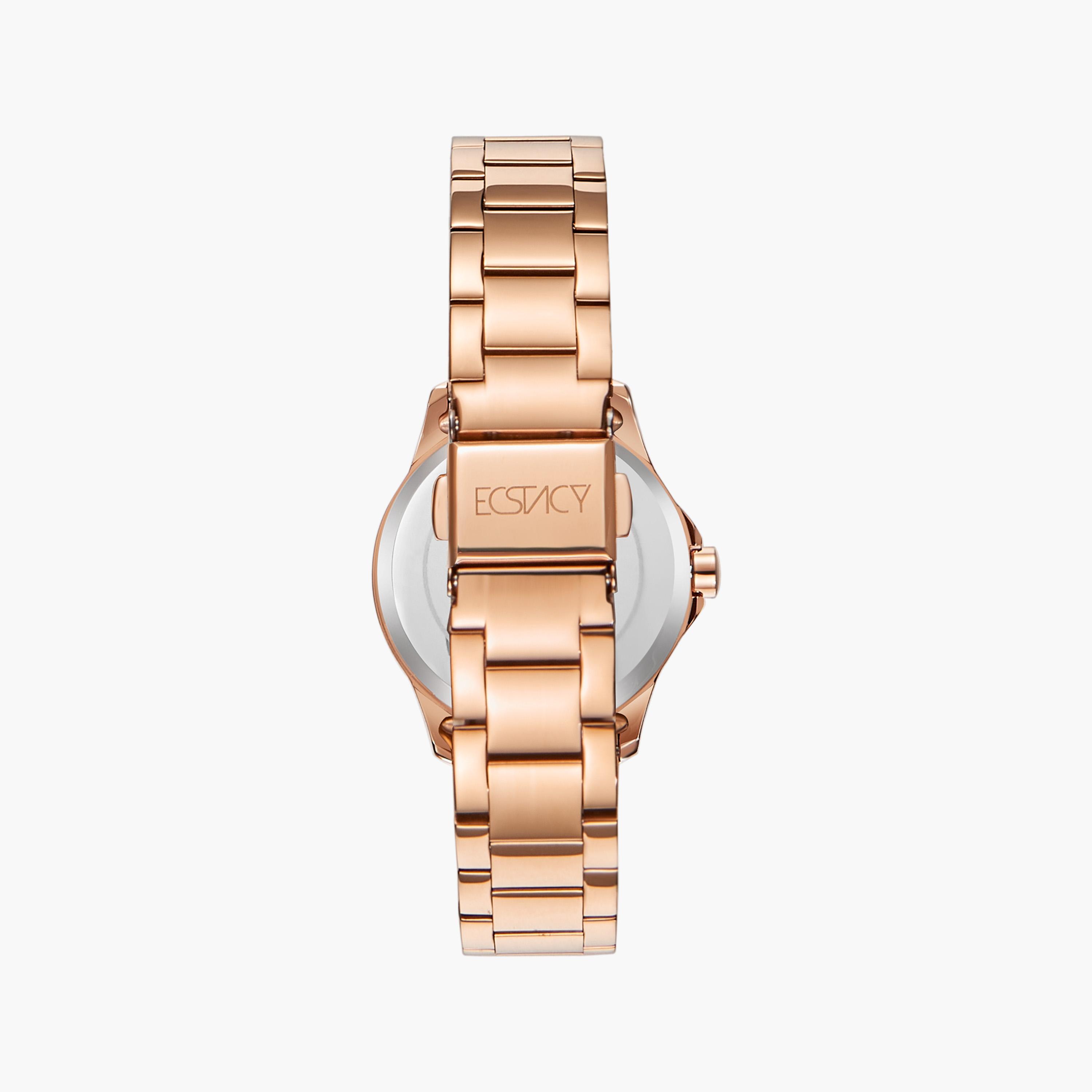 Ecstacy Women's Rose Gold Analog Stainless Steel Strap Watch | E23516-RBKK-women-watchesandjewellery-watches-image-3