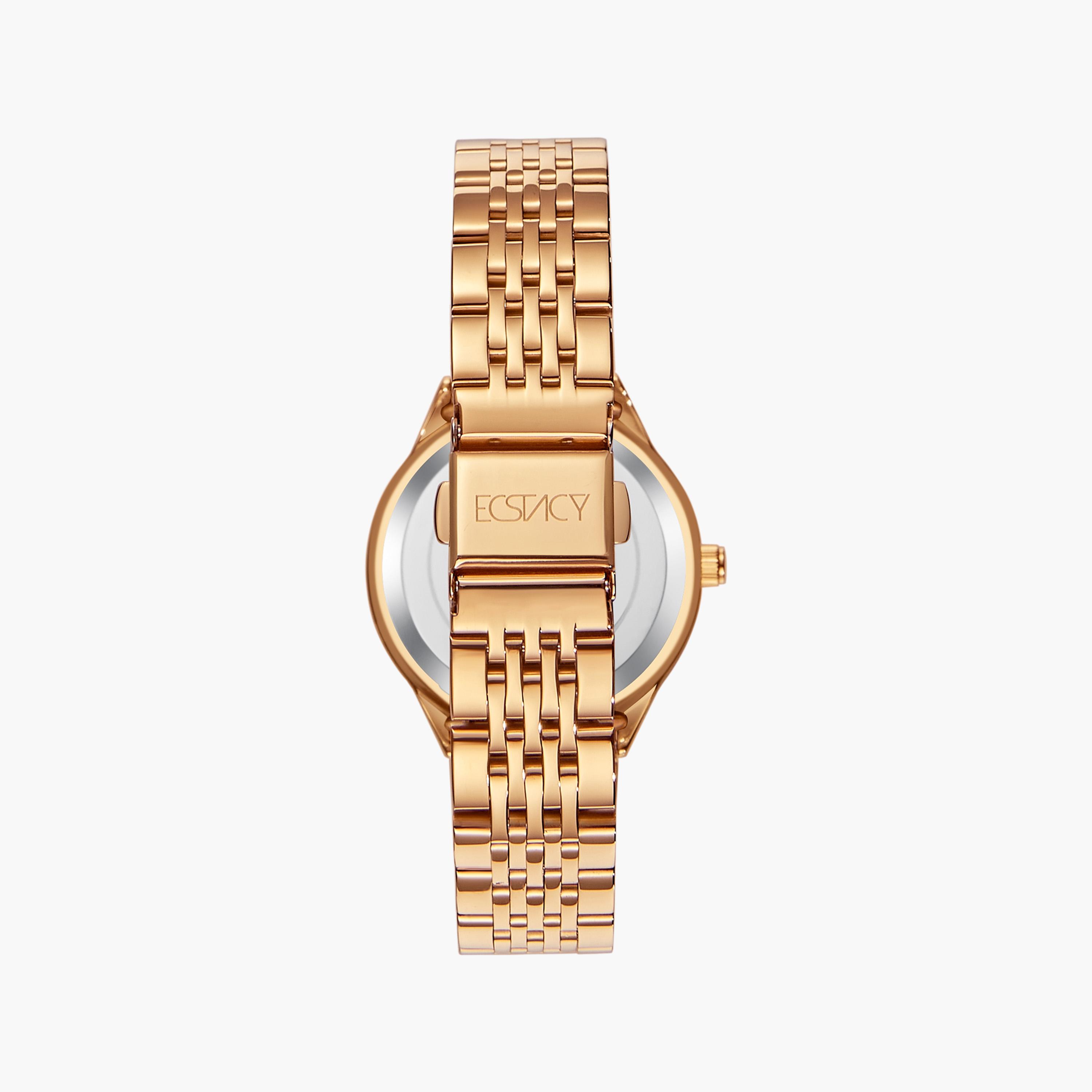 Ecstacy Women's Rose Gold Analog Stainless Steel Strap Watch | E23517-RBKS-women-watchesandjewellery-watches-image-3
