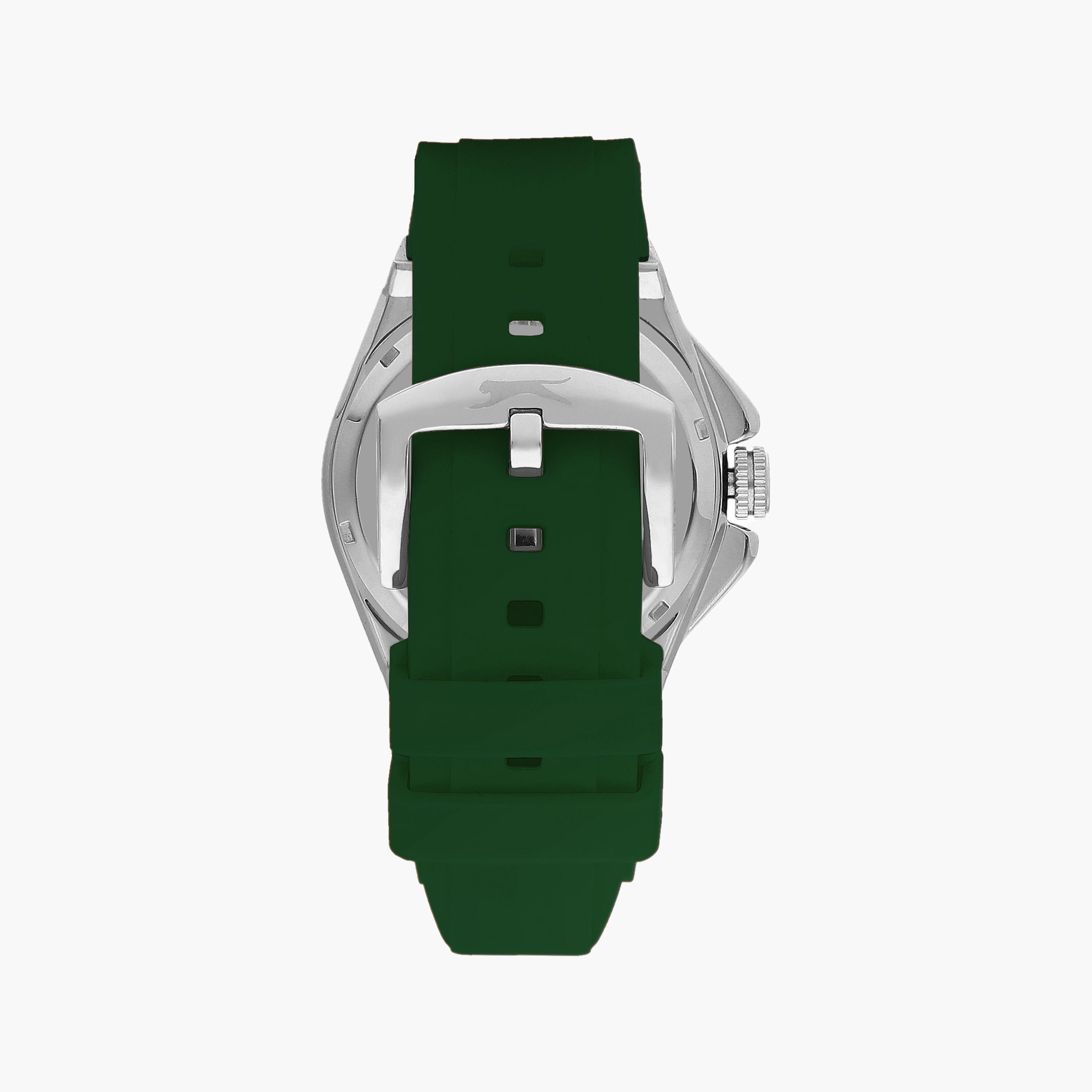 سلازنجر- ساعة رجالي اوتوماتيك حزام سليكون- أخضر | SL.9.2265.1.02-men-watchesandjewellery-watches-image-3