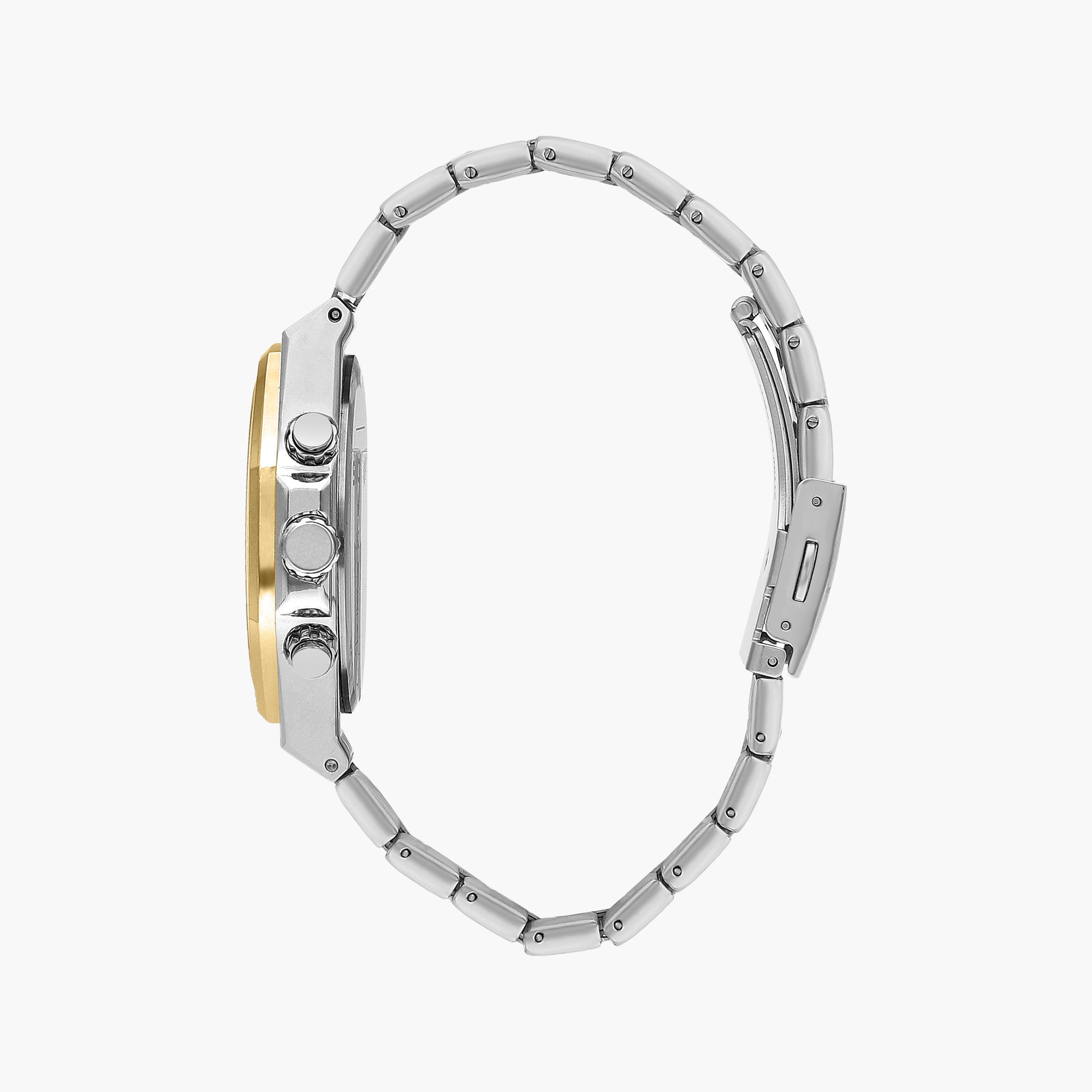 Slazenger Men's Silver Chronograph Metal Strap Watch | SL.9.2106.2.06-men-watchesandjewellery-watches-image-2