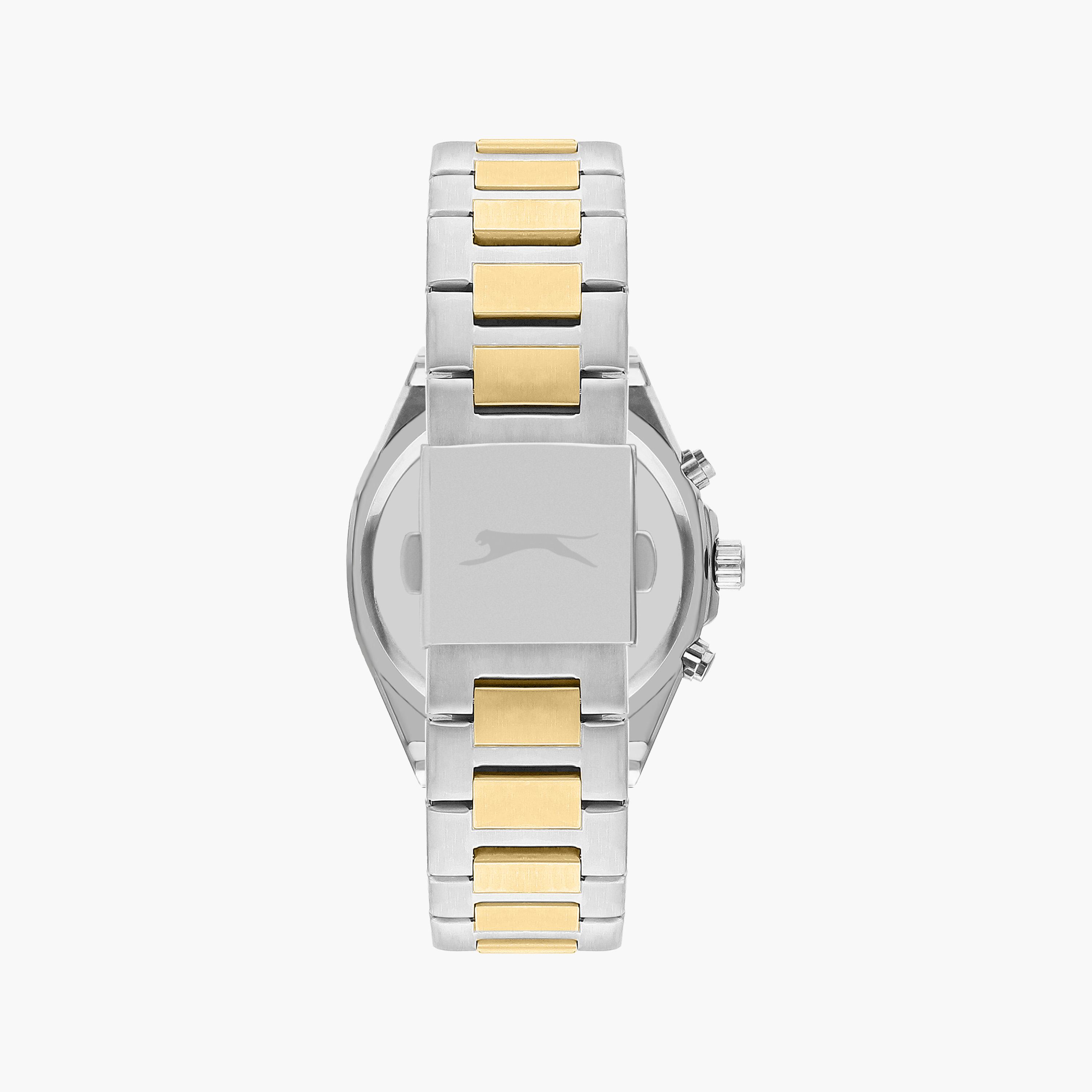 Slazenger Men's Silver Chronograph Metal Strap Watch | SL.9.2106.2.06-men-watchesandjewellery-watches-image-3