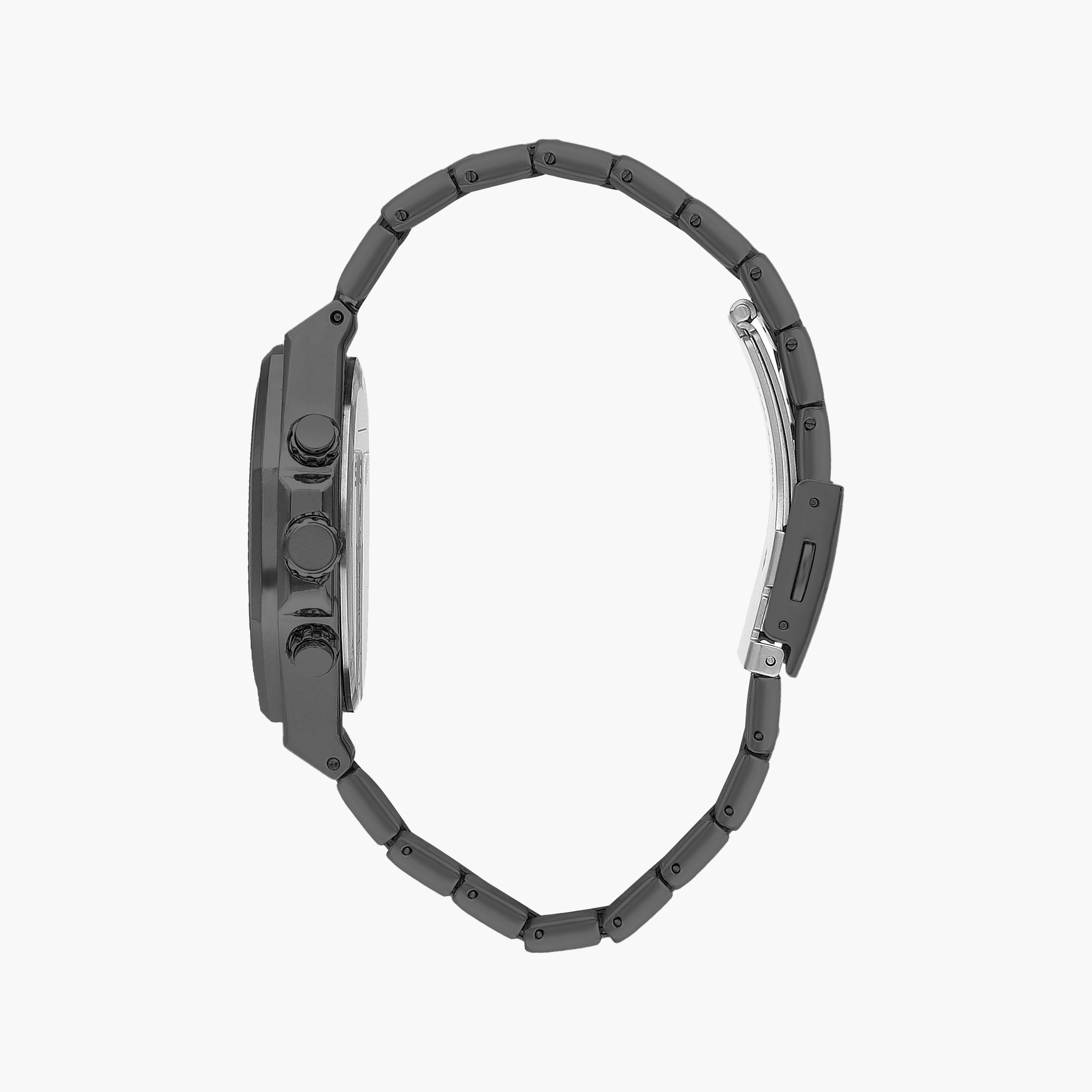 Slazenger Men's Black Chronograph Metal Strap Watch | SL.9.2106.2.07-men-watchesandjewellery-watches-image-2