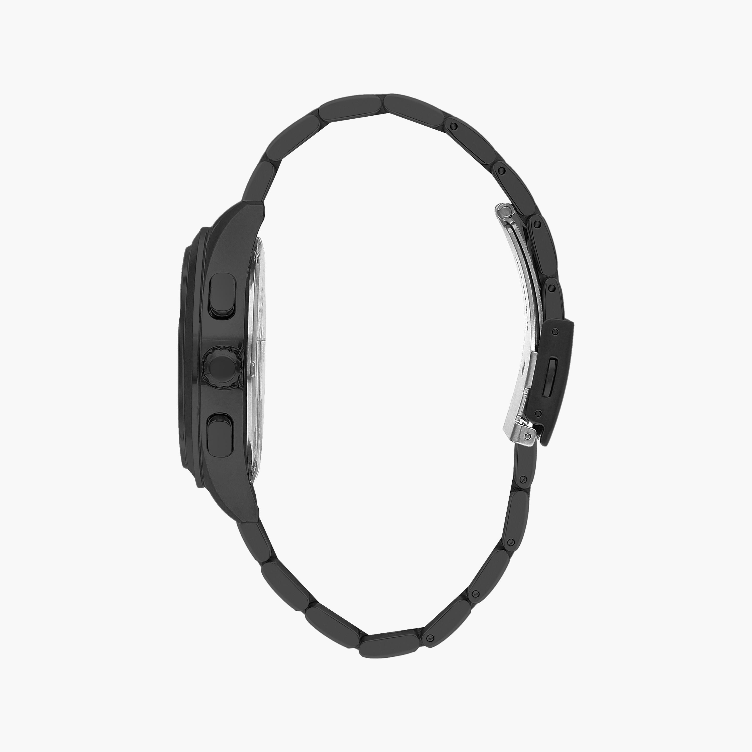 سلازنجر- ساعة رجالي كرونوغراف سلسلة معدنية أسود | SL.9.2215.2.01-men-watchesandjewellery-watches-image-2