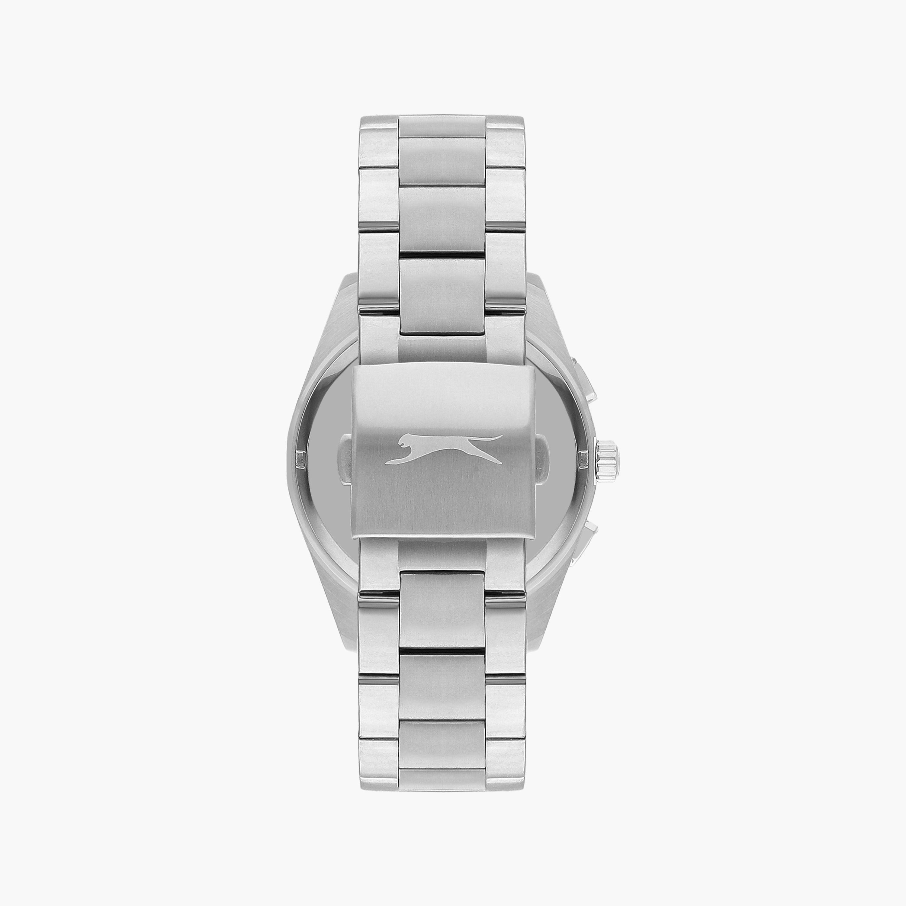 Slazenger Men's Silver Chronograph Metal Strap Watch | SL.9.2215.2.02-men-watchesandjewellery-watches-image-3