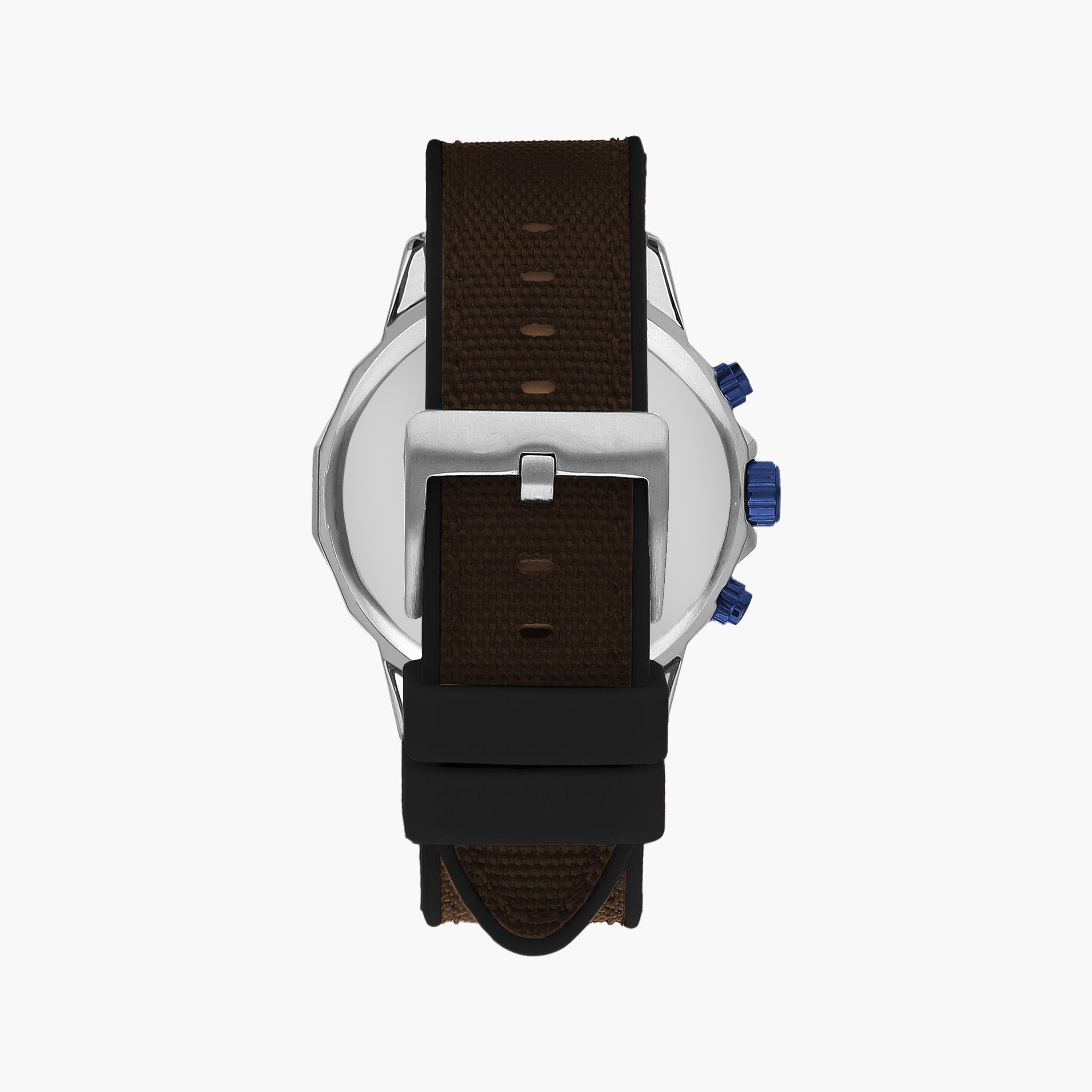 Slazenger Men's Brown Chronograph Fabric Strap Watch | SL.9.2217.2.02-men-watchesandjewellery-watches-image-3