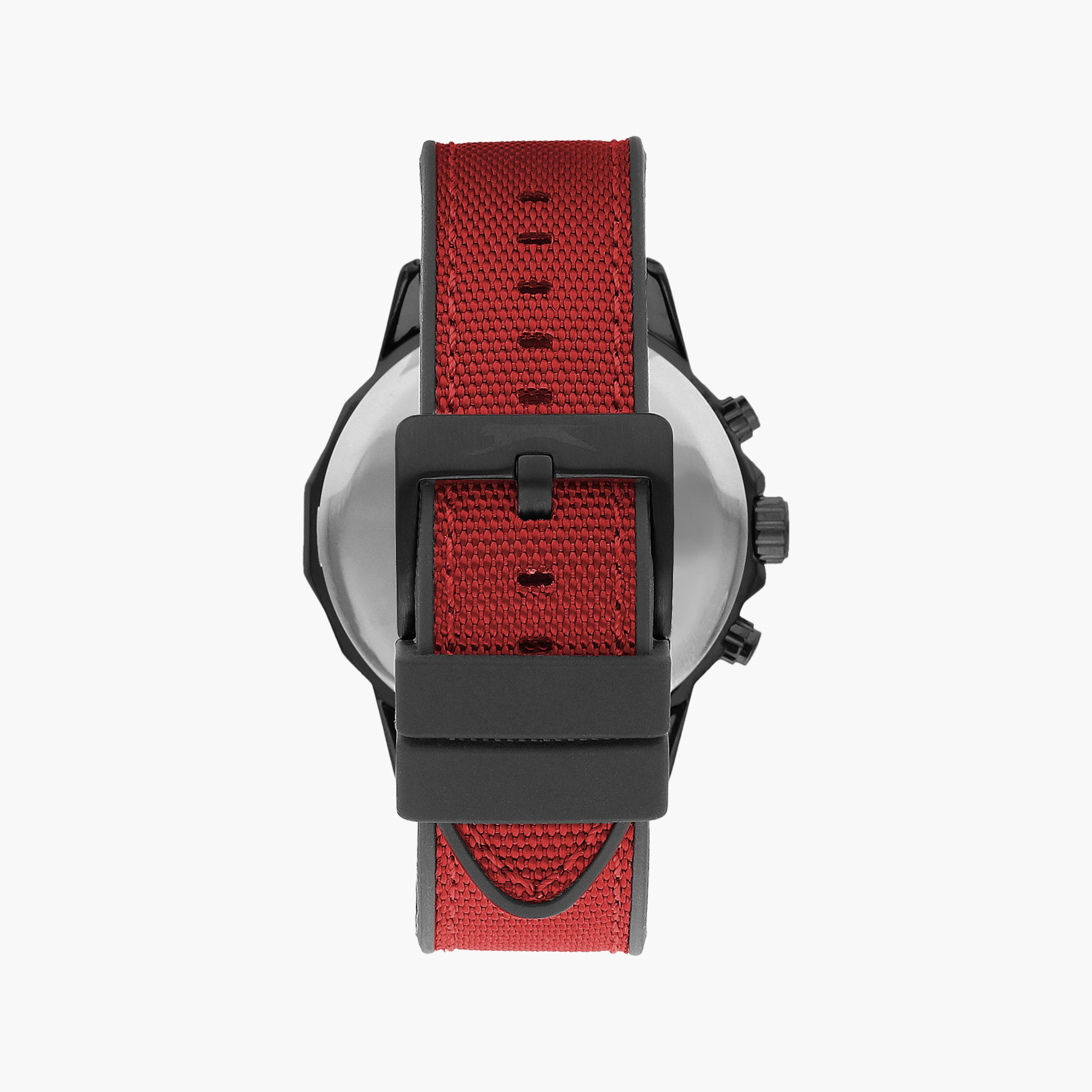 سلازنجر- ساعة رجالي كرونوغراف حزام قماش أحمر | SL.9.2217.2.05-men-watchesandjewellery-watches-image-3