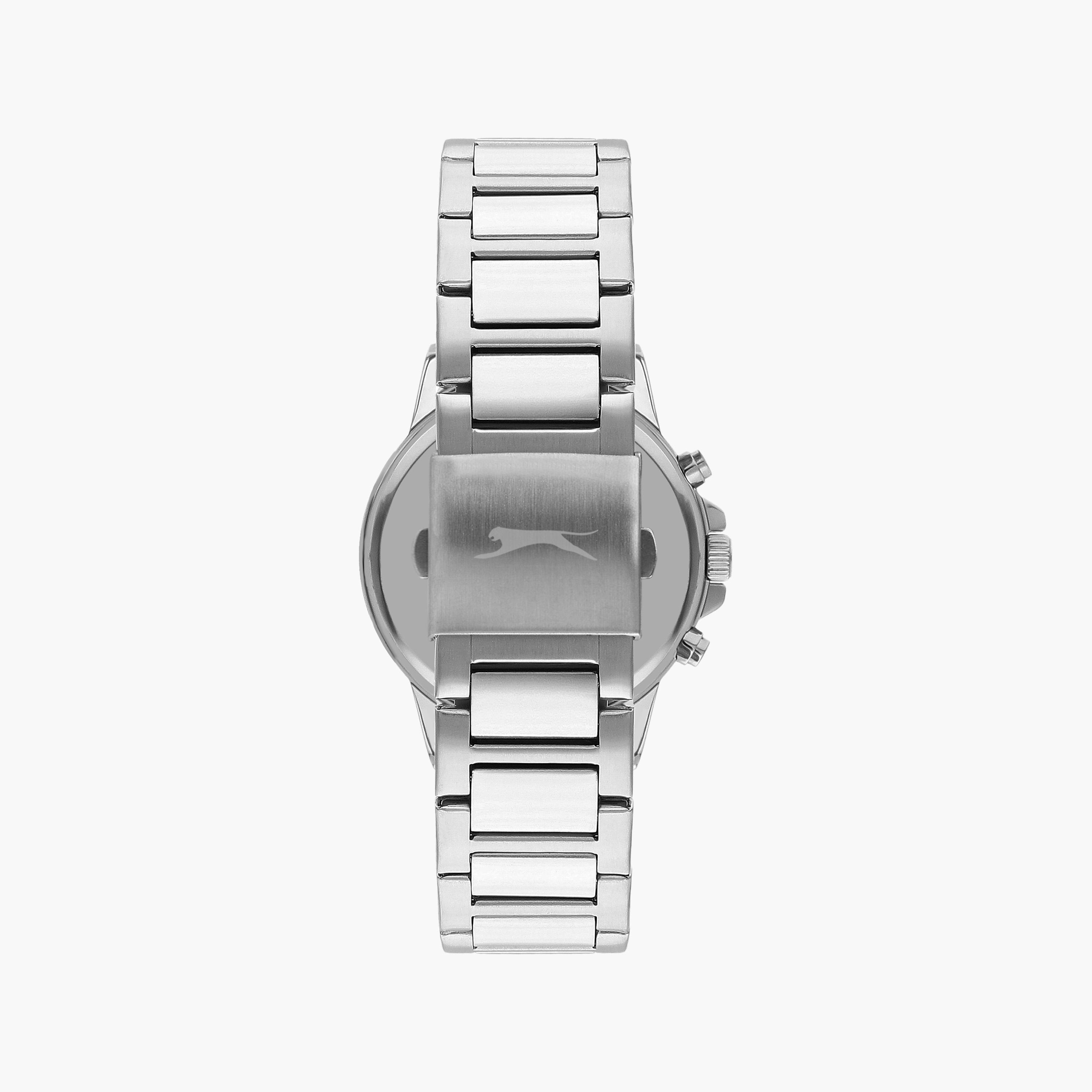 Slazenger Men's Silver Chronograph Metal Strap Watch | SL.9.2249.2.01-men-watchesandjewellery-watches-image-3