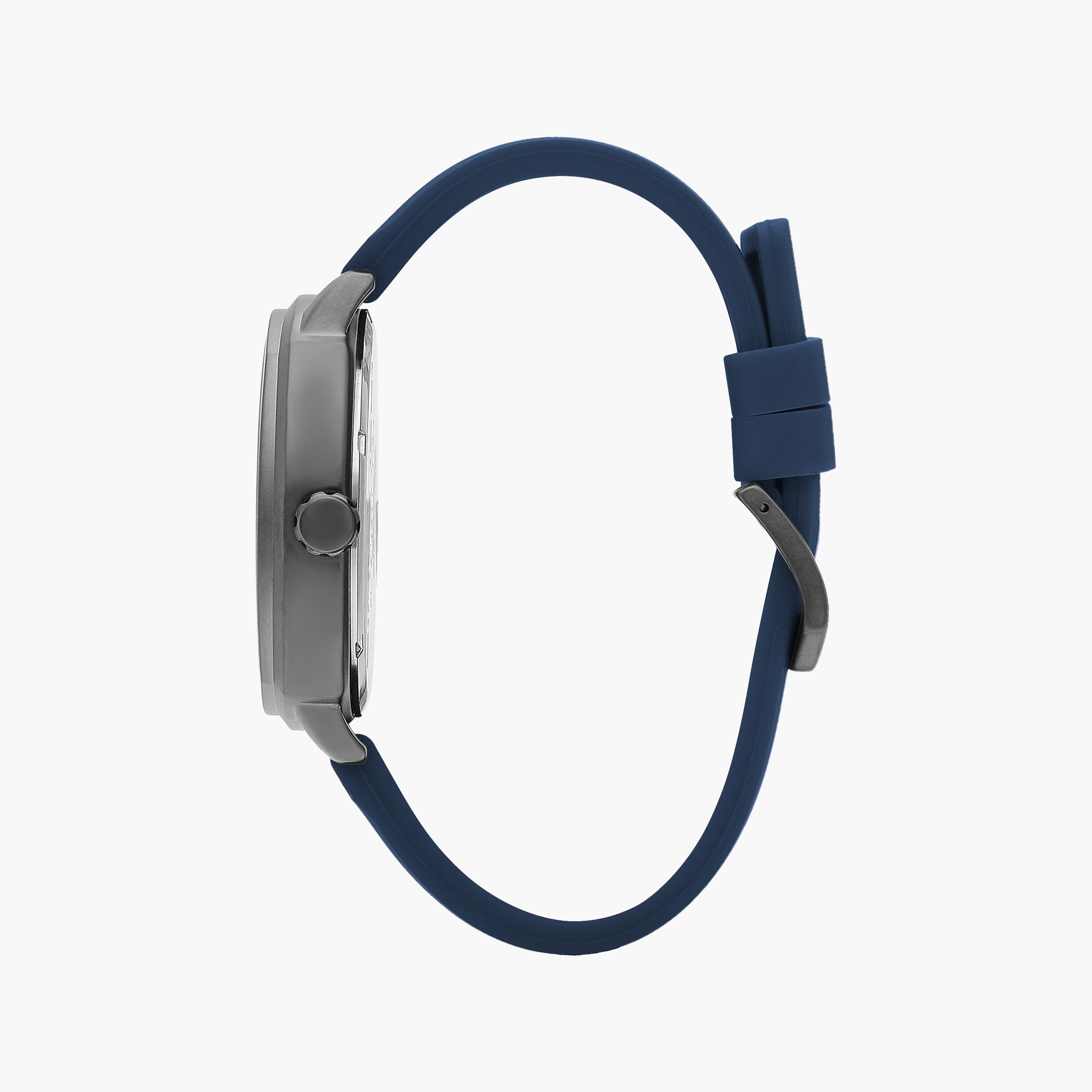 ساعة يد تناظرية فضية وذهبية بسوار ستانلس ستيل للرجال من أوماكس - 00HYB121N028-men-watchesandjewellery-watches-image-2