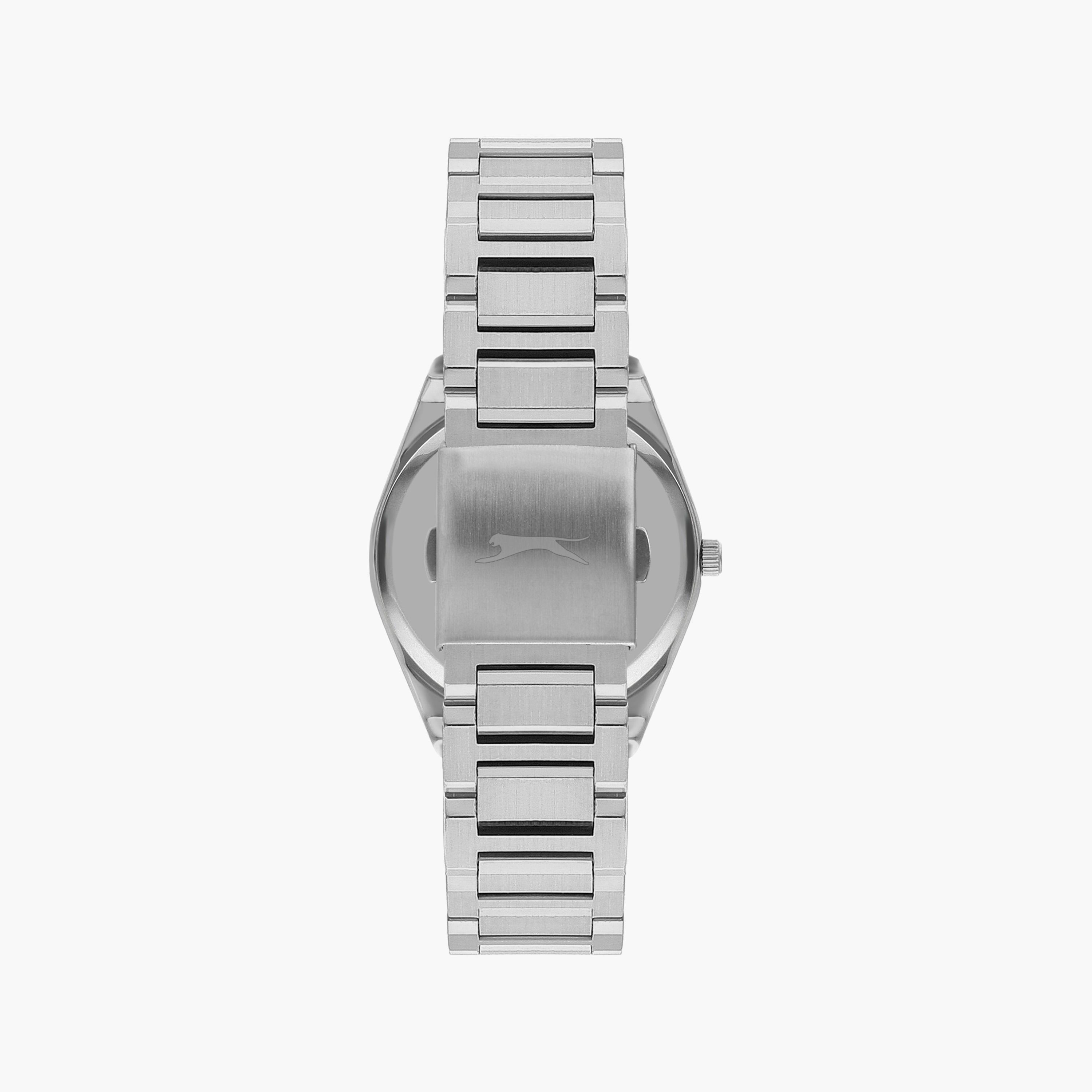 ساعة يد تناظرية فضية وذهبية بسوار ستانلس ستيل للرجال من أوماكس - 00JSM003N002-women-watchesandjewellery-watches-image-3