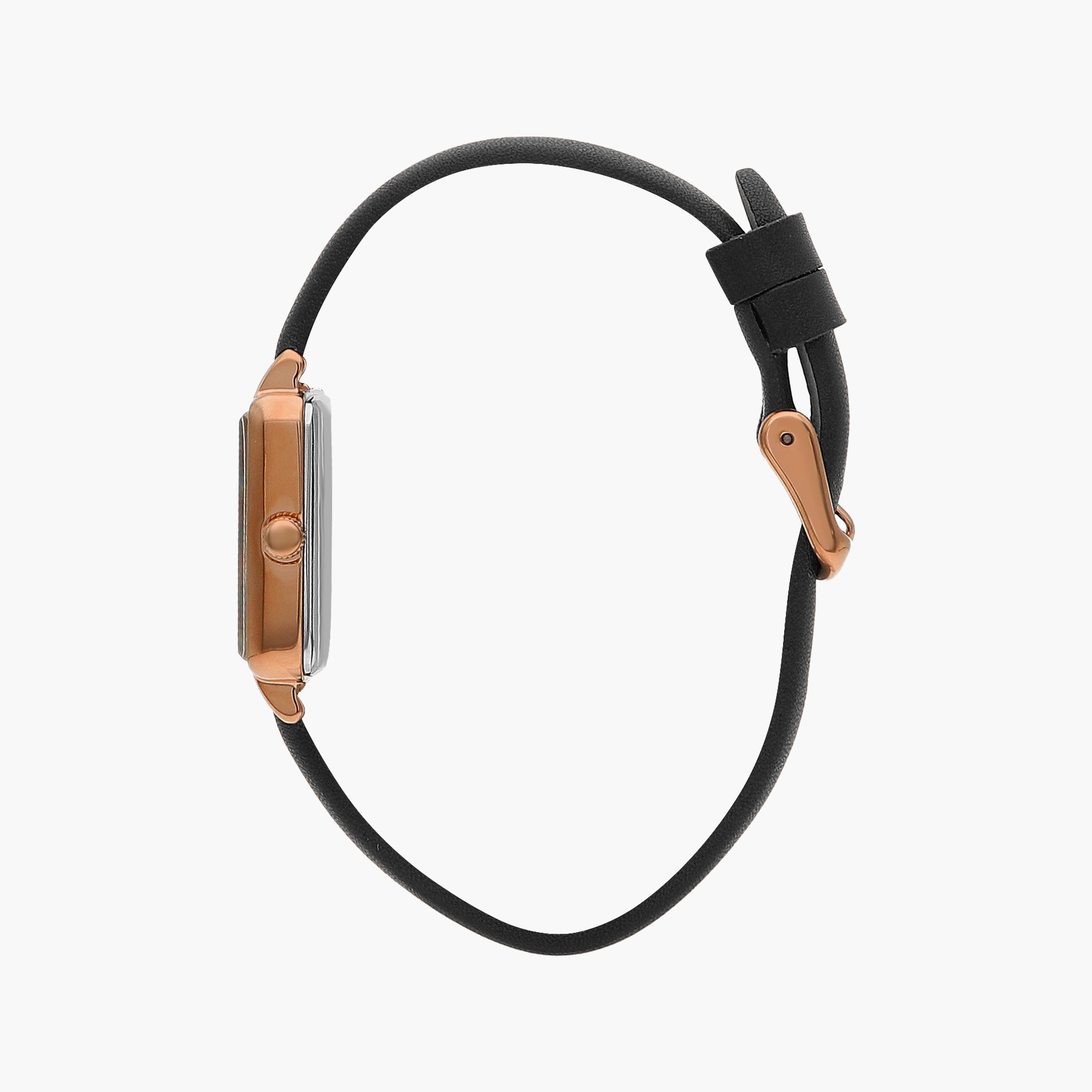 Slazenger Black Analog Leather Strap Watch | SL.9.2256.3.02-women-watchesandjewellery-watches-image-2