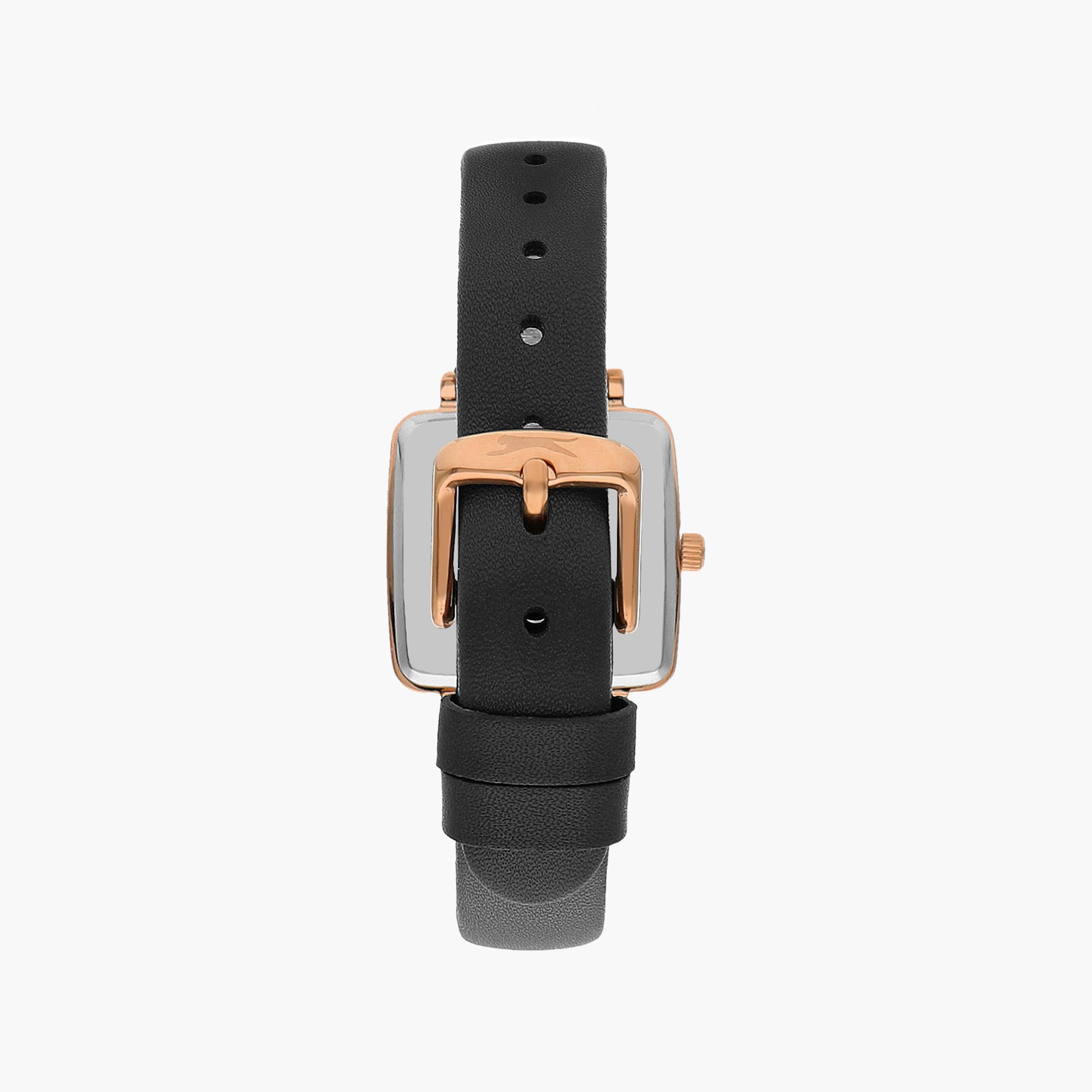 Slazenger Black Analog Leather Strap Watch | SL.9.2256.3.02-women-watchesandjewellery-watches-image-3