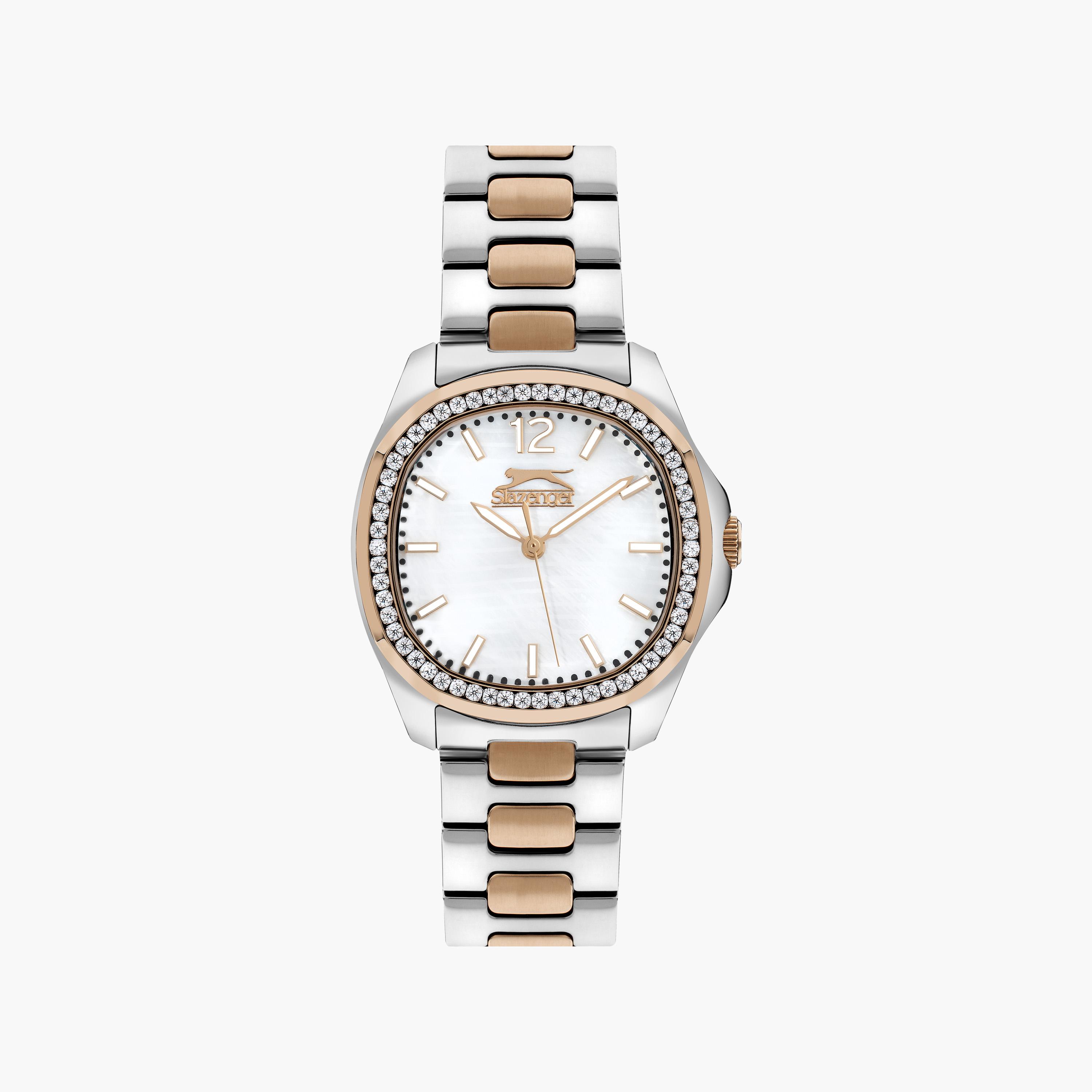 Slazenger Women's Silver Analog Metal Strap Watch | SL.9.2238.3.05-women-watchesandjewellery-watches-image-1