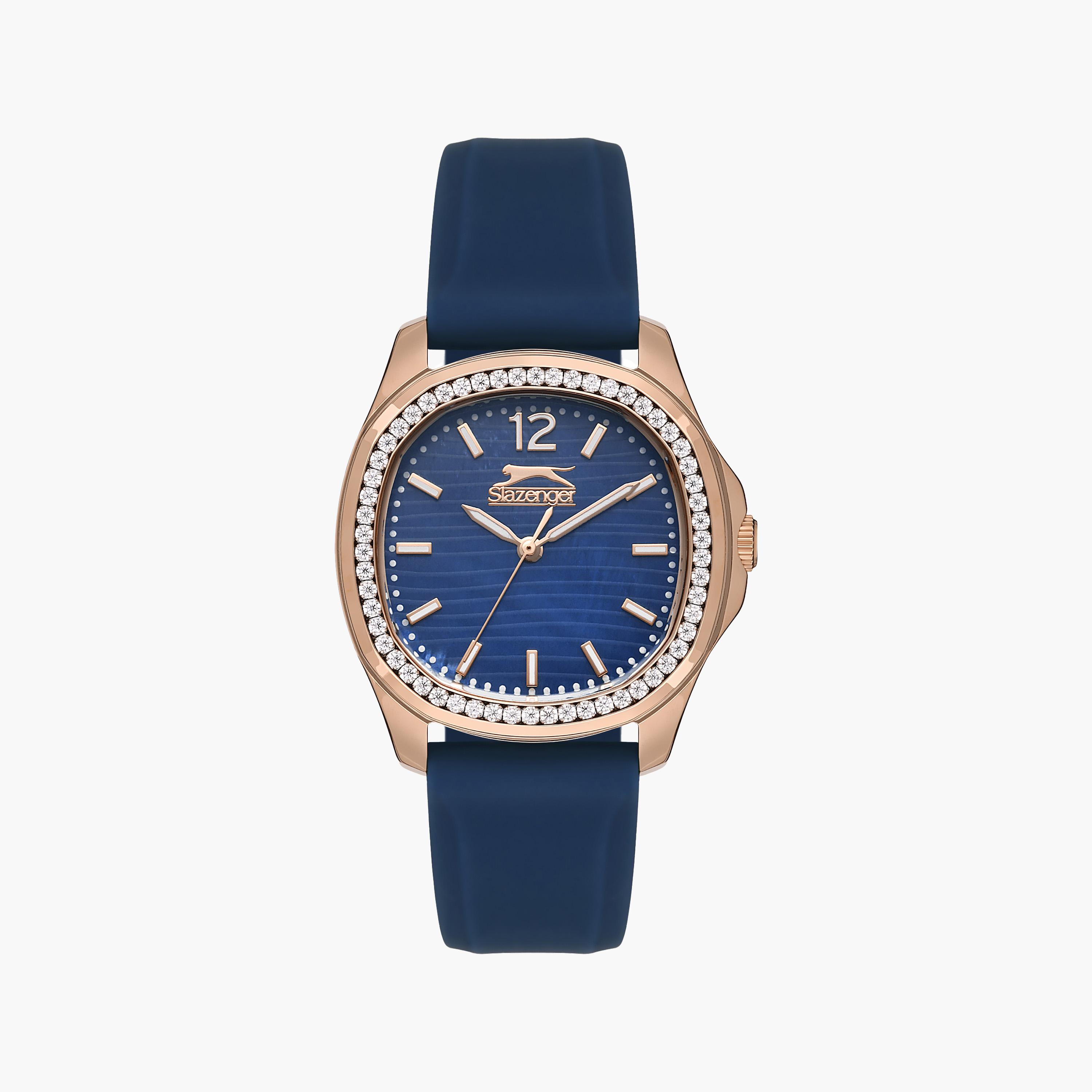 Slazenger Women's Blue Analog Silicone Strap Watch | SL.9.2239.3.02-women-watchesandjewellery-watches-image-1