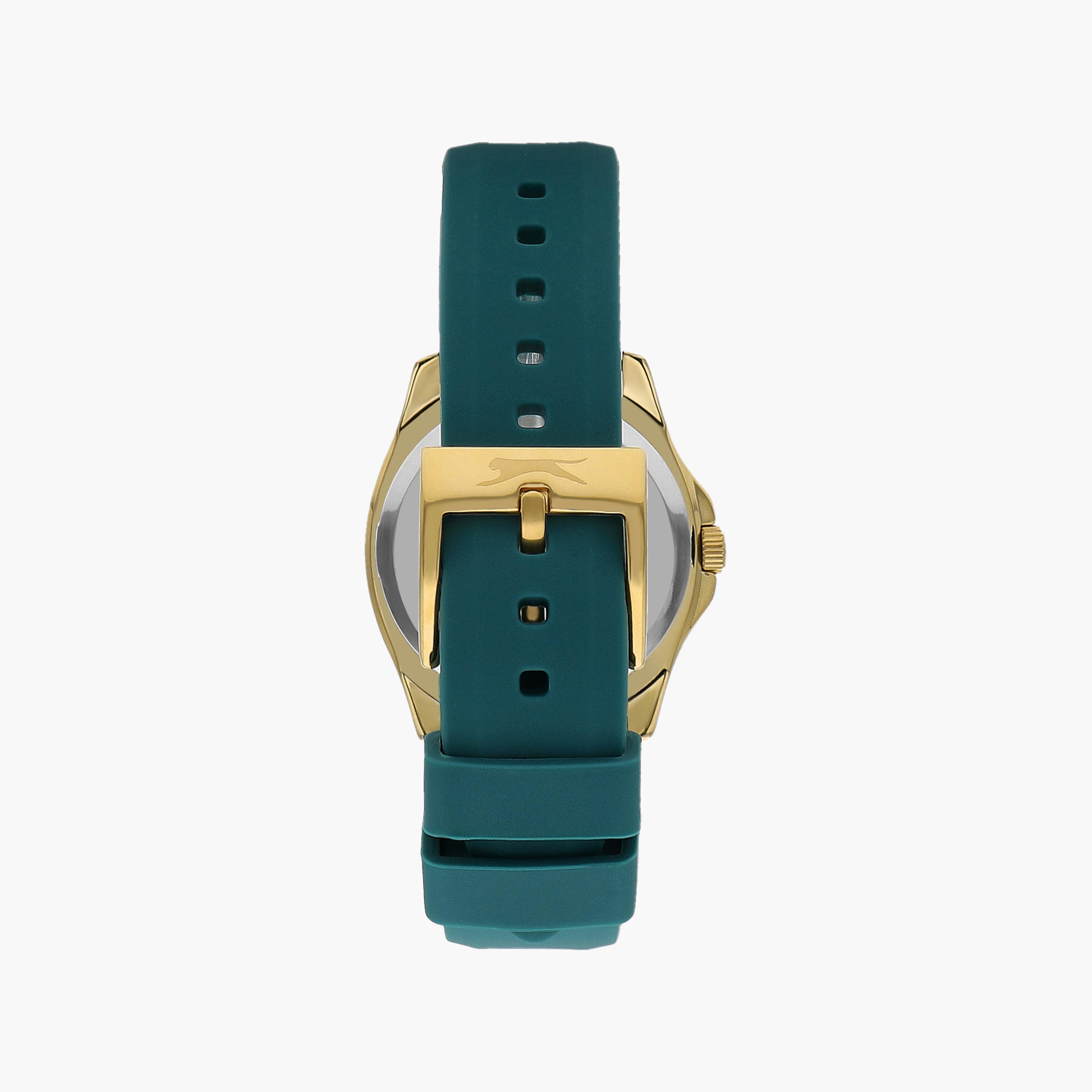 سلازنجر- ساعة تناظري حزام سيليكون للنساء أخضر | SL.9.2239.3.04-women-watchesandjewellery-watches-image-3