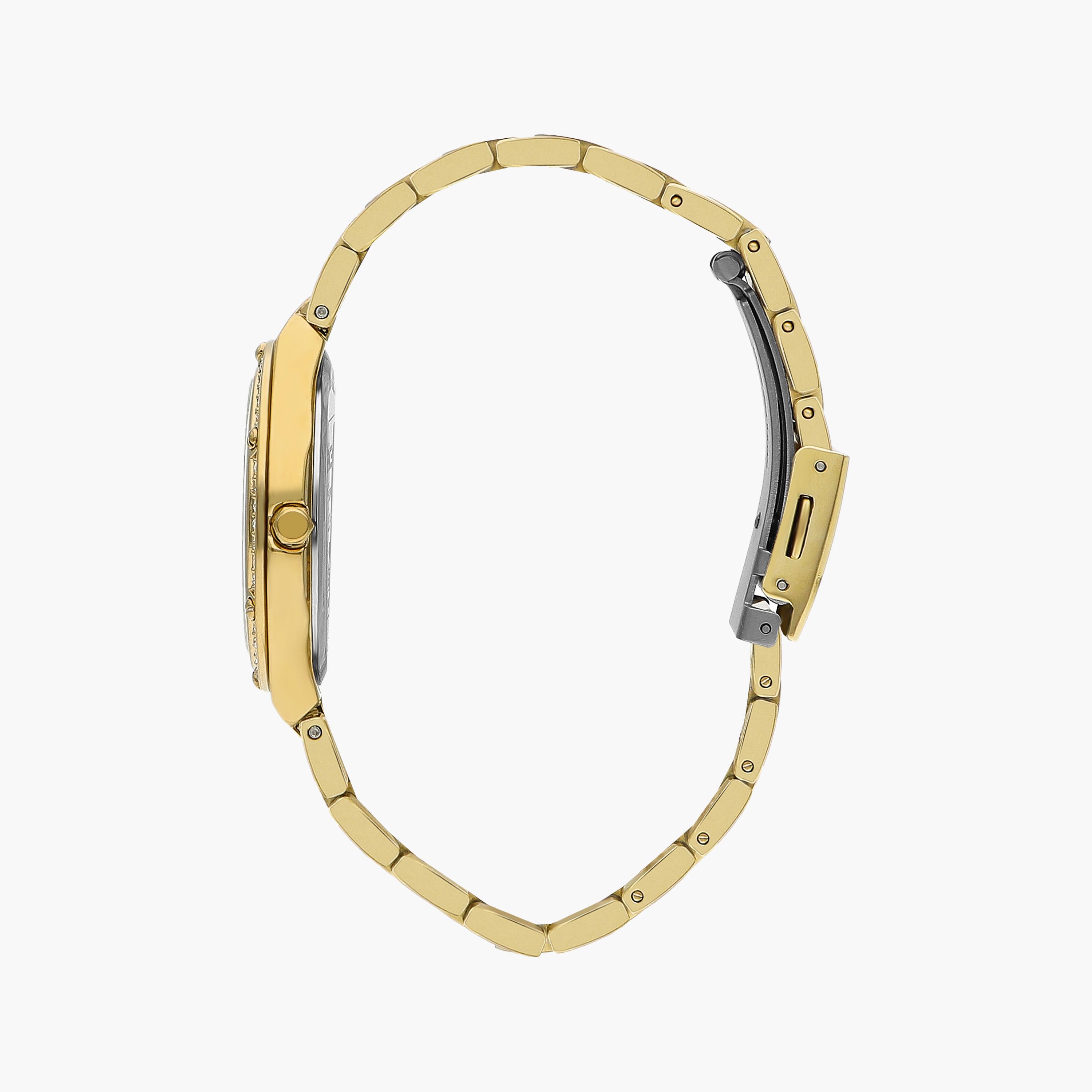 Slazenger Women's Gold Analog Metal Strap Watch | SL.9.2225.3.05-women-watchesandjewellery-watches-image-2