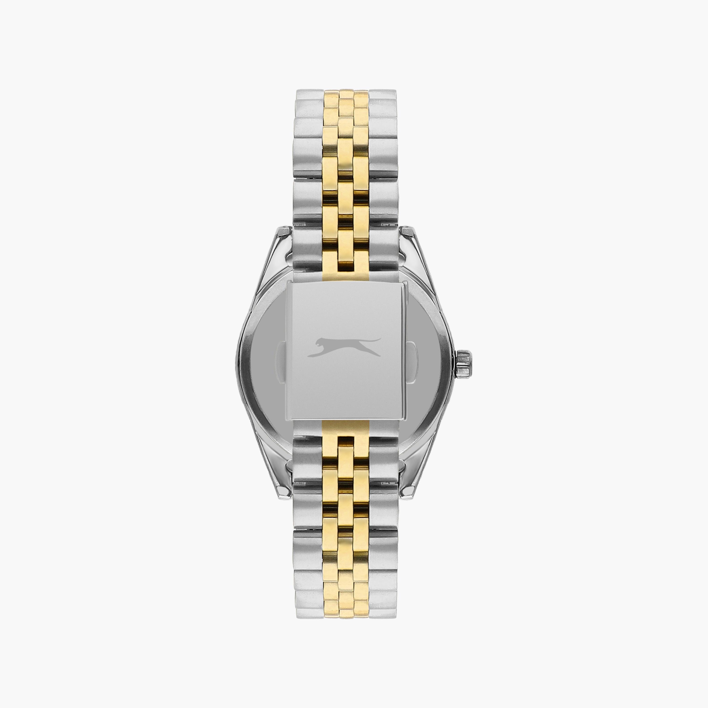 Slazenger Women's Silver Chronograph Metal Strap Watch | SL.9.1990.4.03-women-watchesandjewellery-watches-image-3