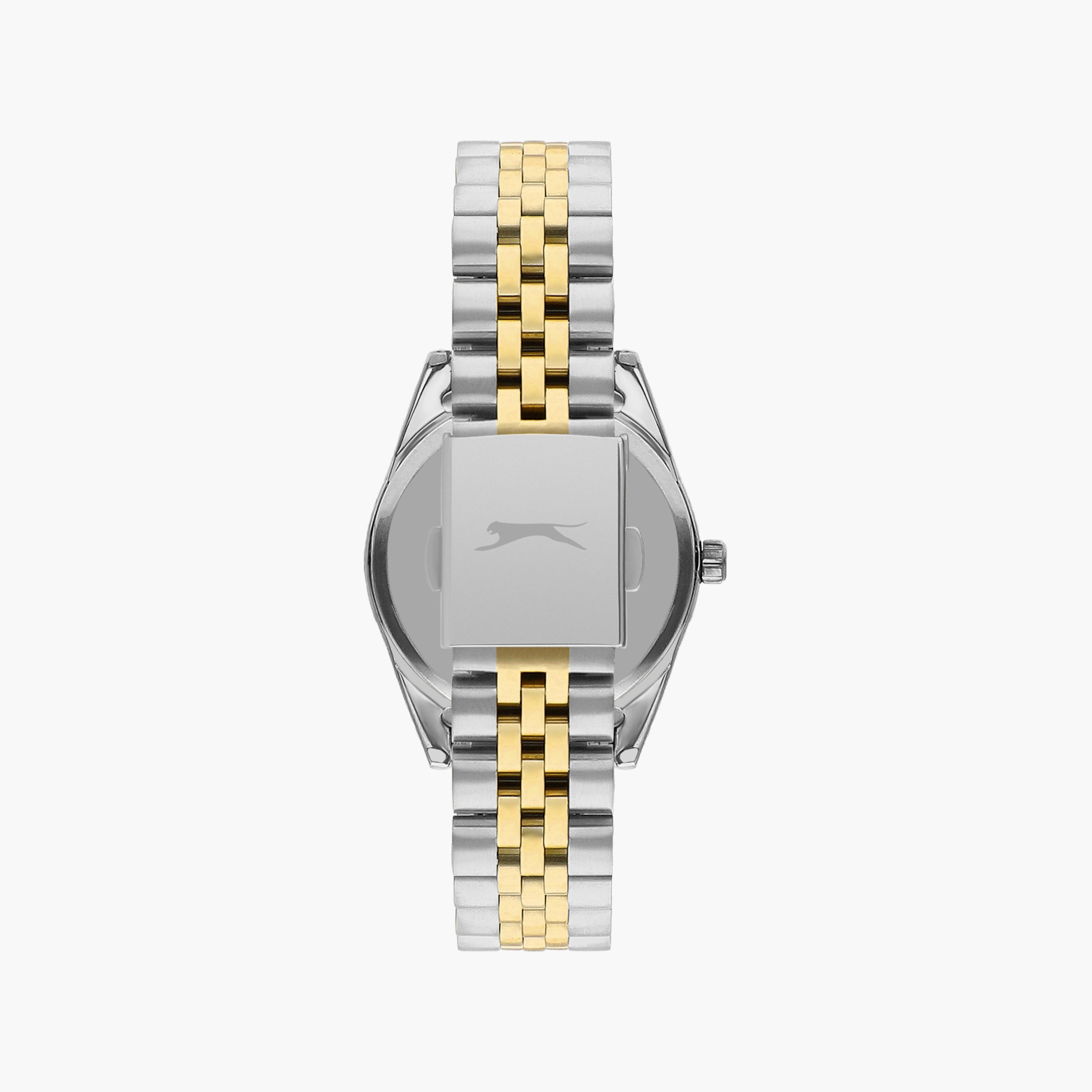 Slazenger Women's Silver Chronograph Metal Strap Watch | SL.9.1990.4.05-women-watchesandjewellery-watches-image-3