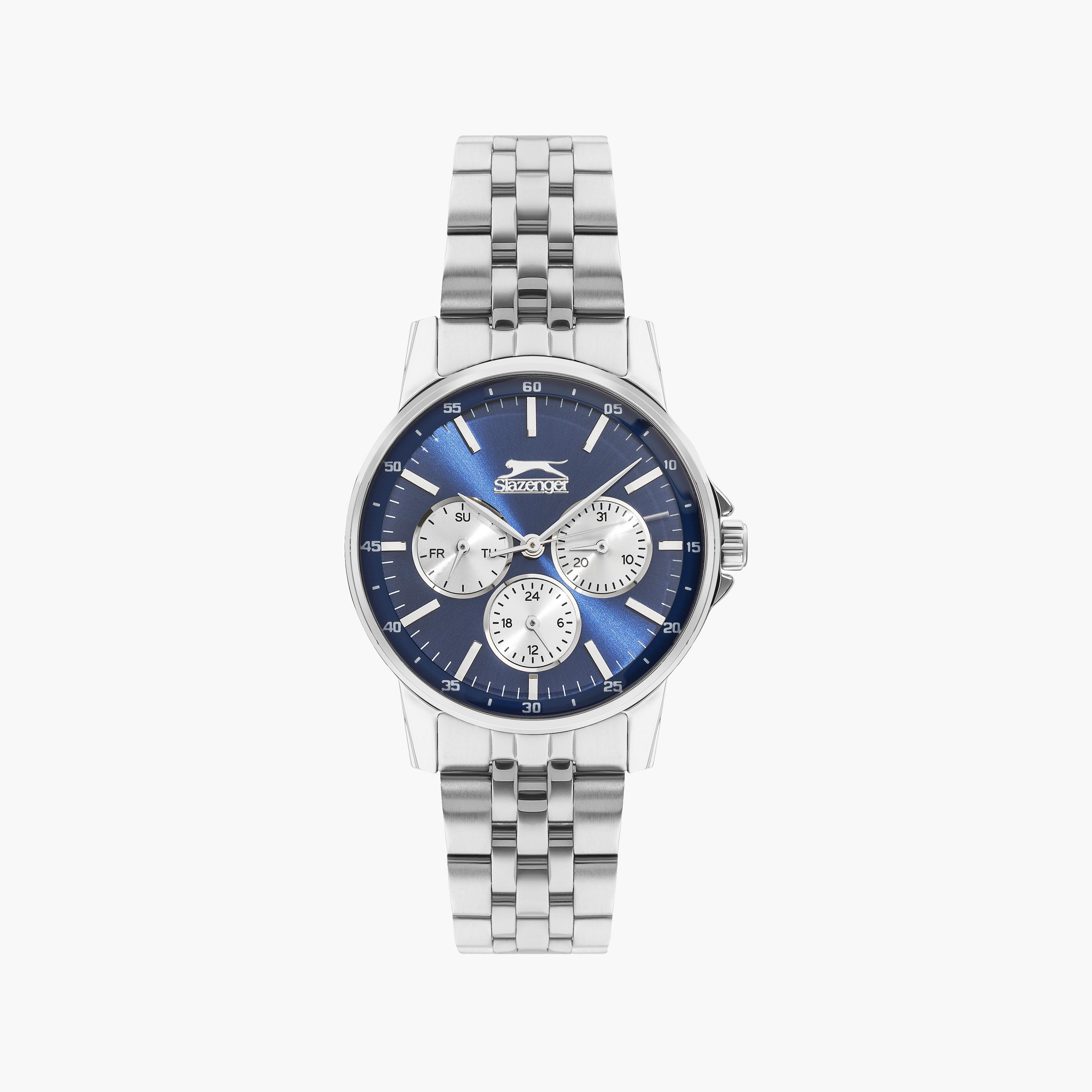 Slazenger Women's Silver Chronograph Metal Strap Watch | SL.9.2009.4.03-women-watchesandjewellery-watches-image-1