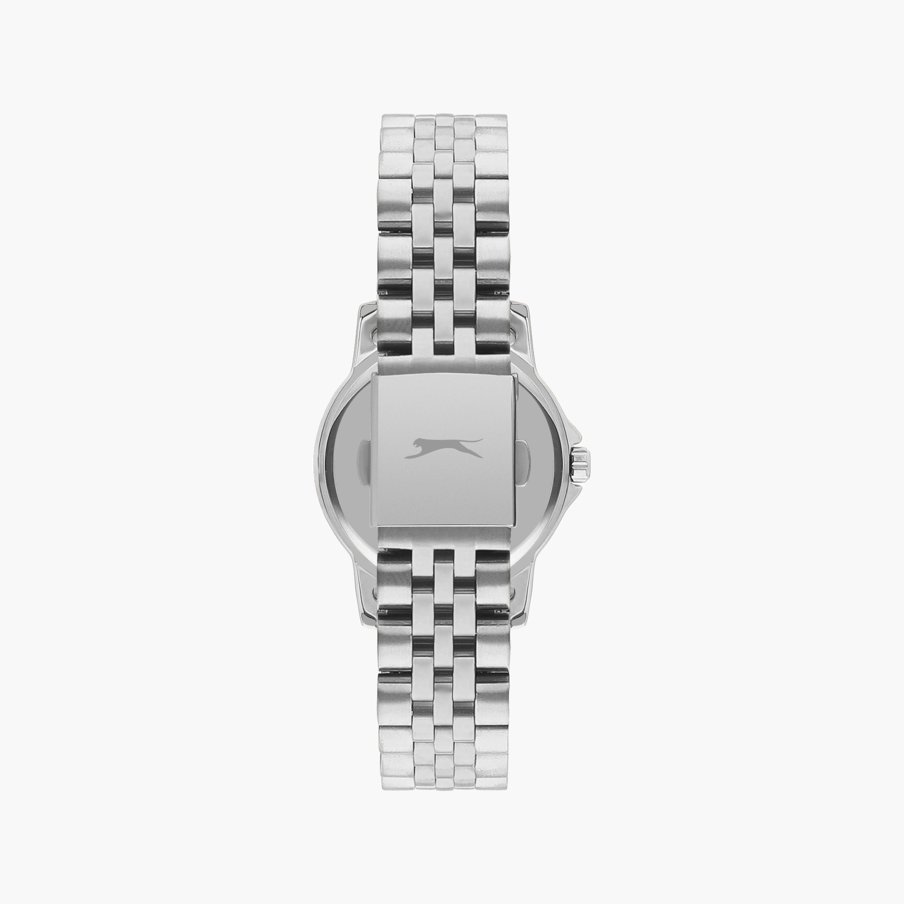 Slazenger Women's Silver Chronograph Metal Strap Watch | SL.9.2009.4.03-women-watchesandjewellery-watches-image-3