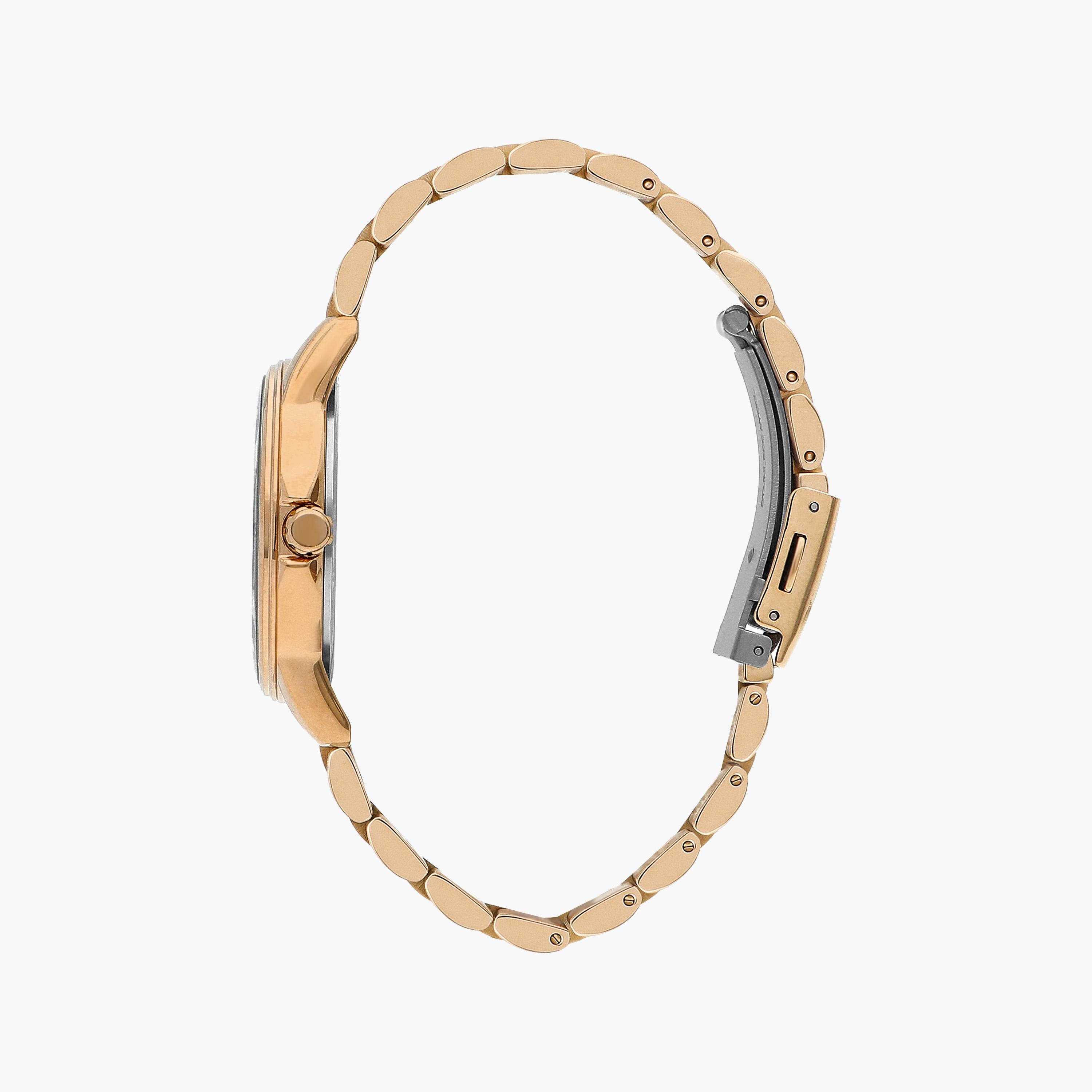 سلازنجر- ساعة كرونوغراف سلسلة معدنية للنساء ذهبي زهري | SL.9.2009.4.07-women-watchesandjewellery-watches-image-2